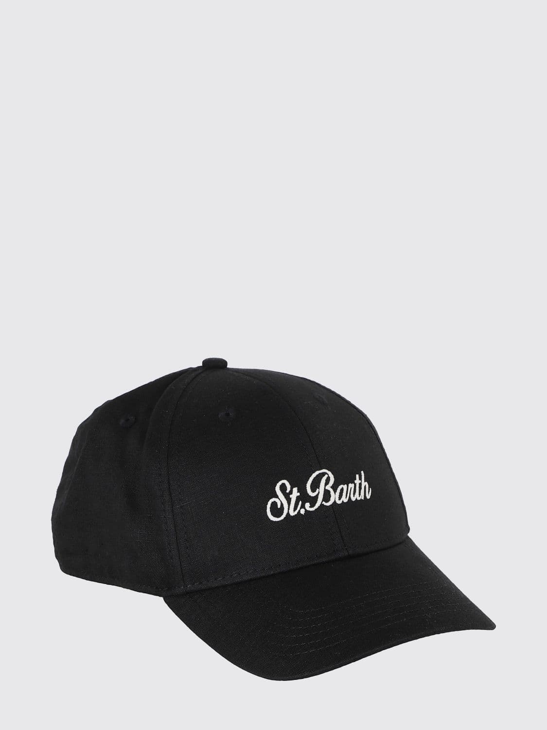 Mc2 Saint Barth Cotton Baseball Cap with Embroidered Logo and Slogan · OS