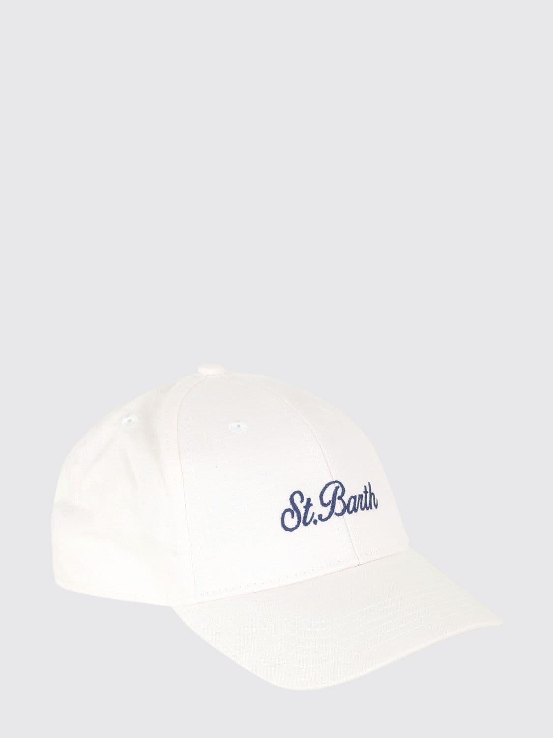 Mc2 Saint Barth Cotton Baseball Cap with Embroidered Logo and Slogan · OS