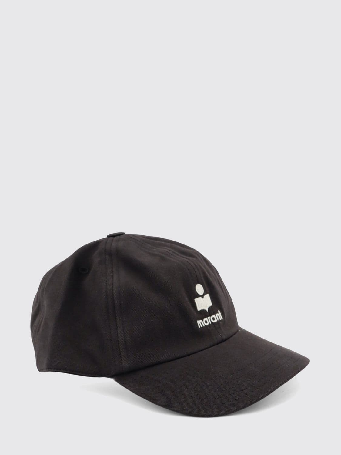 Isabel Marant Tomas Cotton Baseball Cap with Embroidered Logo