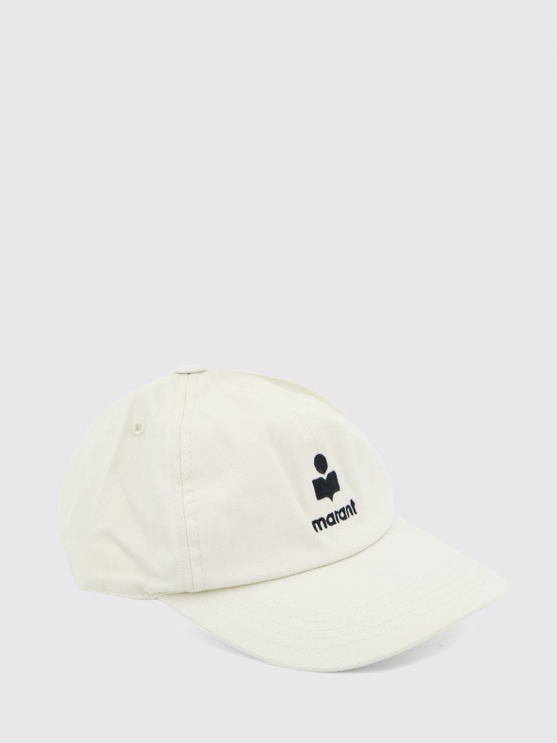 Isabel Marant Tomas Cotton Baseball Cap with Embroidered Logo