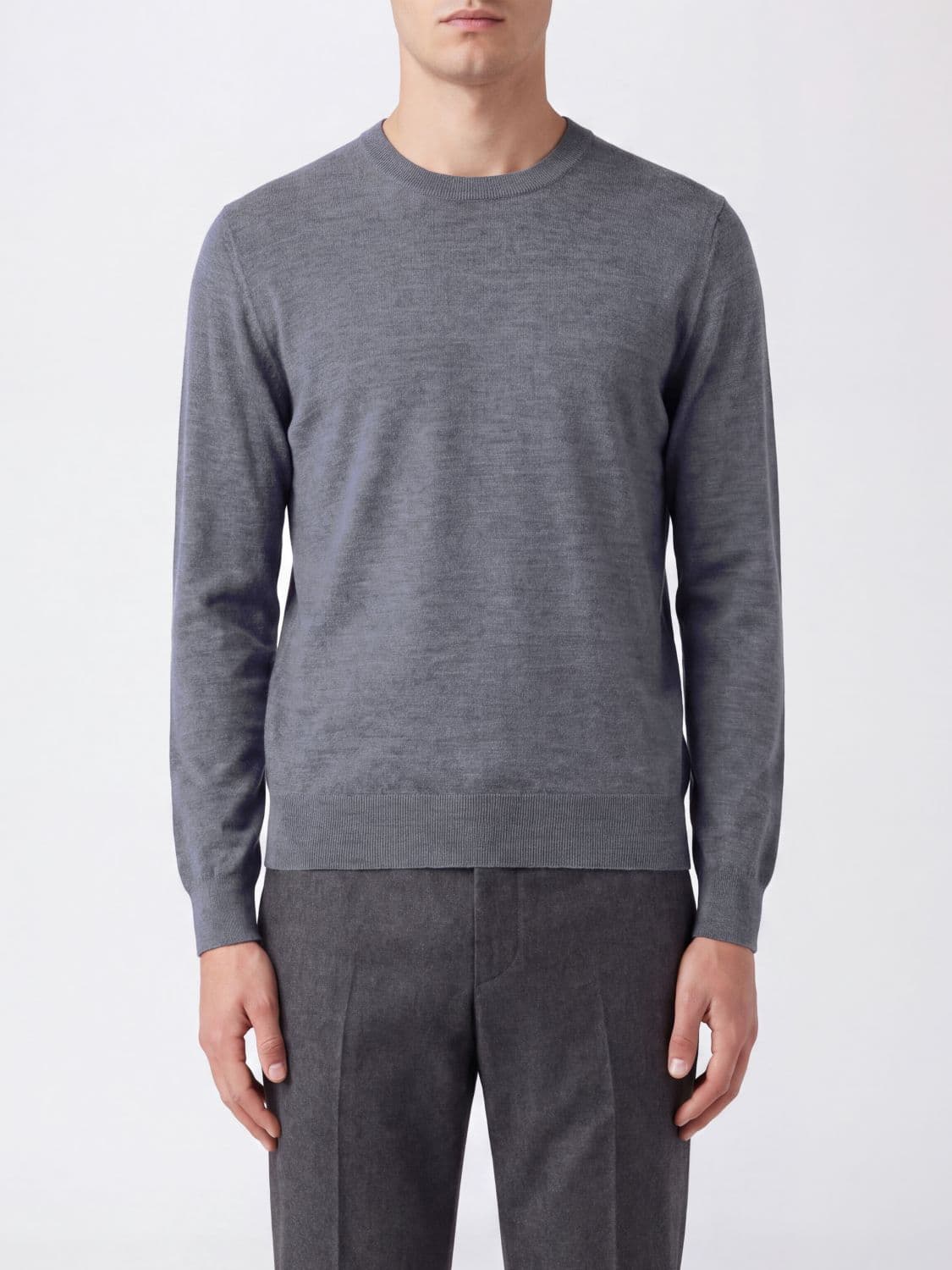 Brunello Cucinelli Cashmere and Silk Blend Crewneck Sweater