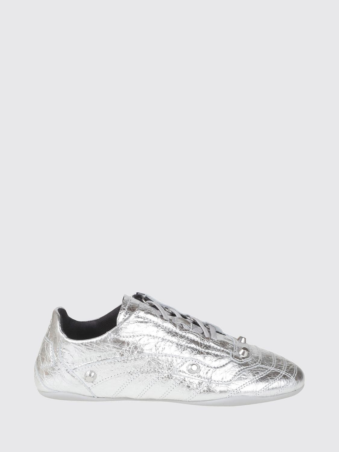 Balenciaga City Arena Lambskin Trainers with Studs