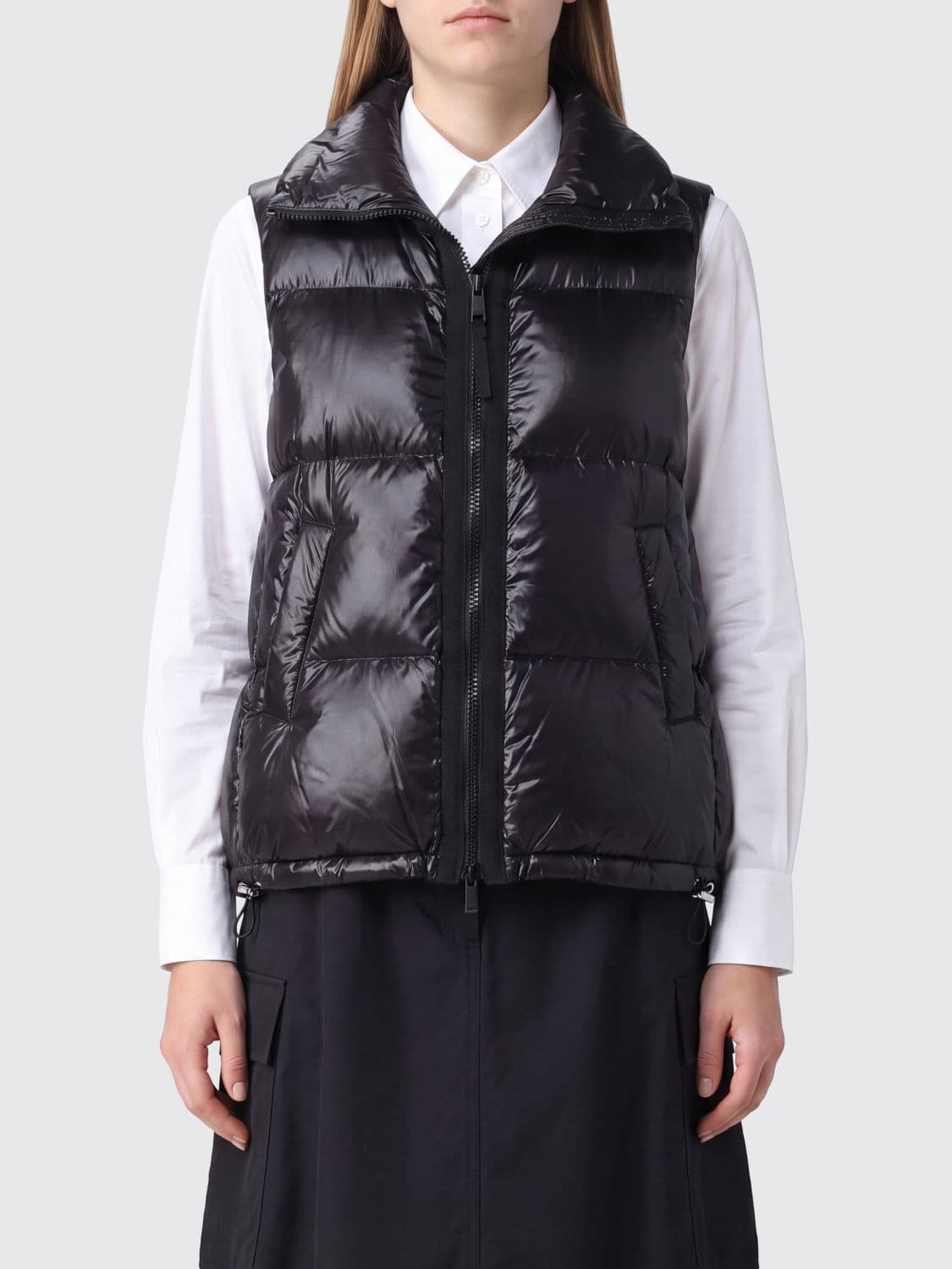 Sacai Hooded Goose Down-Padded Nylon Vest