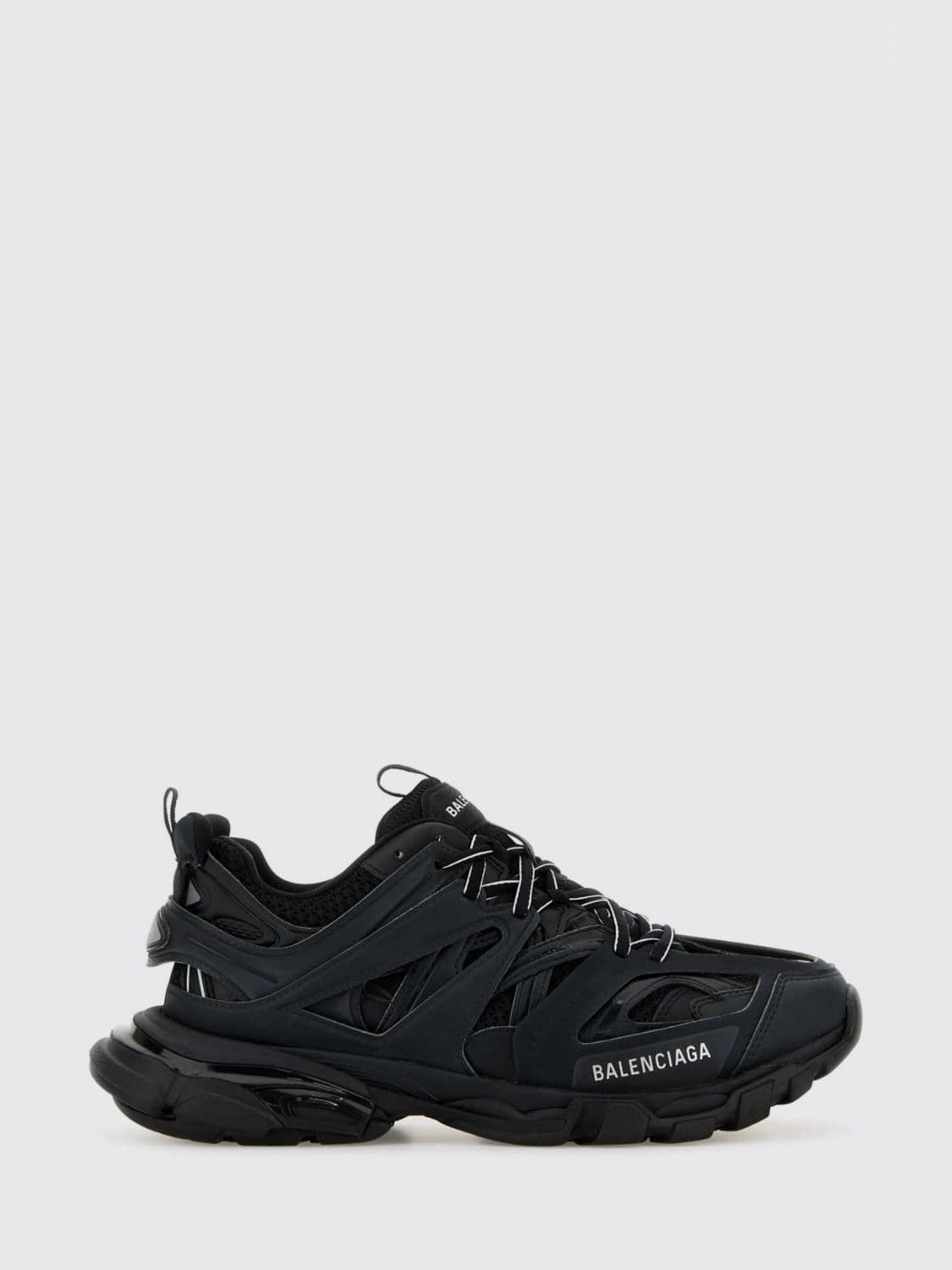 Balenciaga Track Lace-Up Trainers in Mesh and Rubber with Contrast Logo