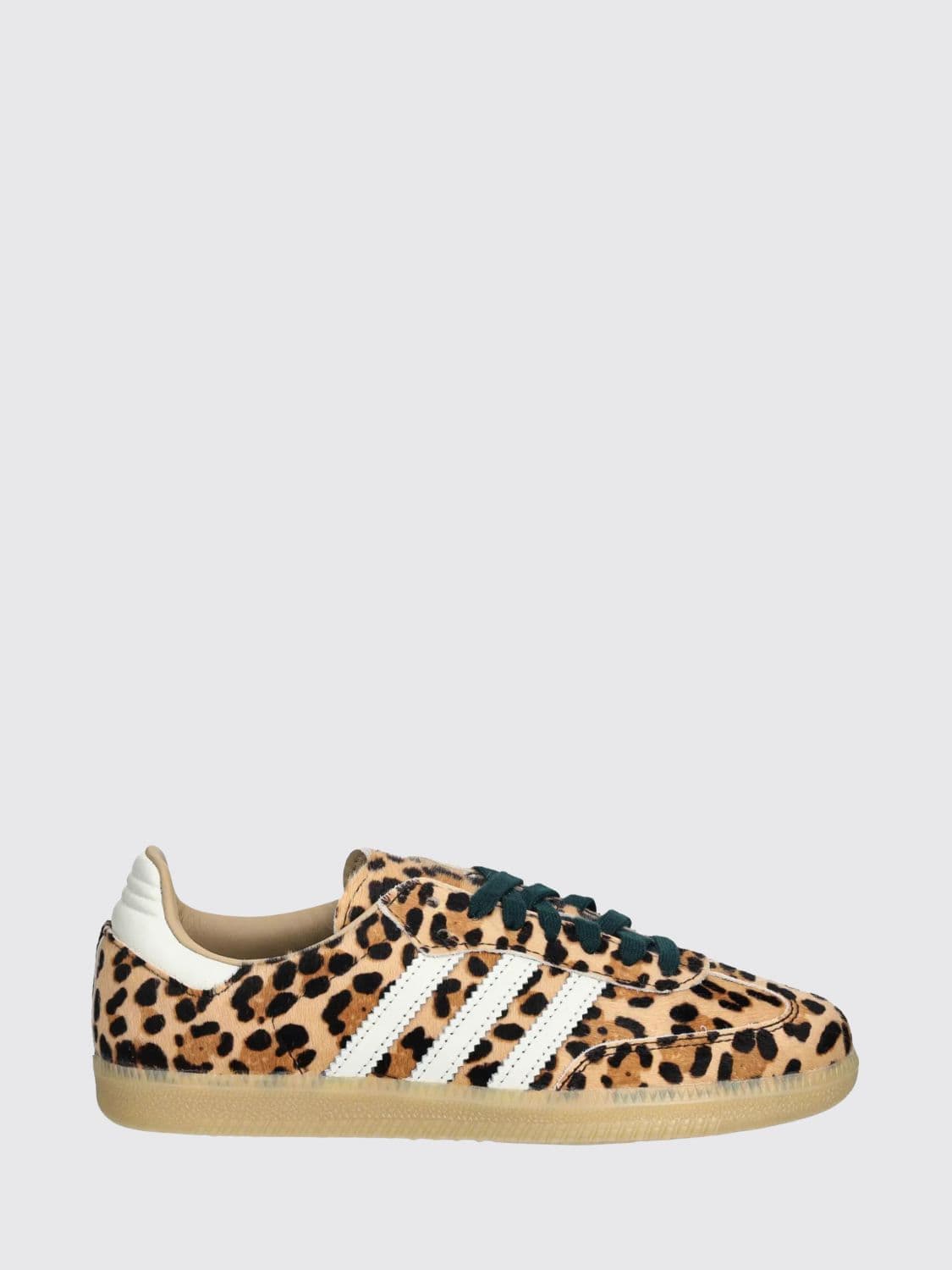 Adidas Originals Samba OG Animal Print Leather and Pony Hair Sneakers