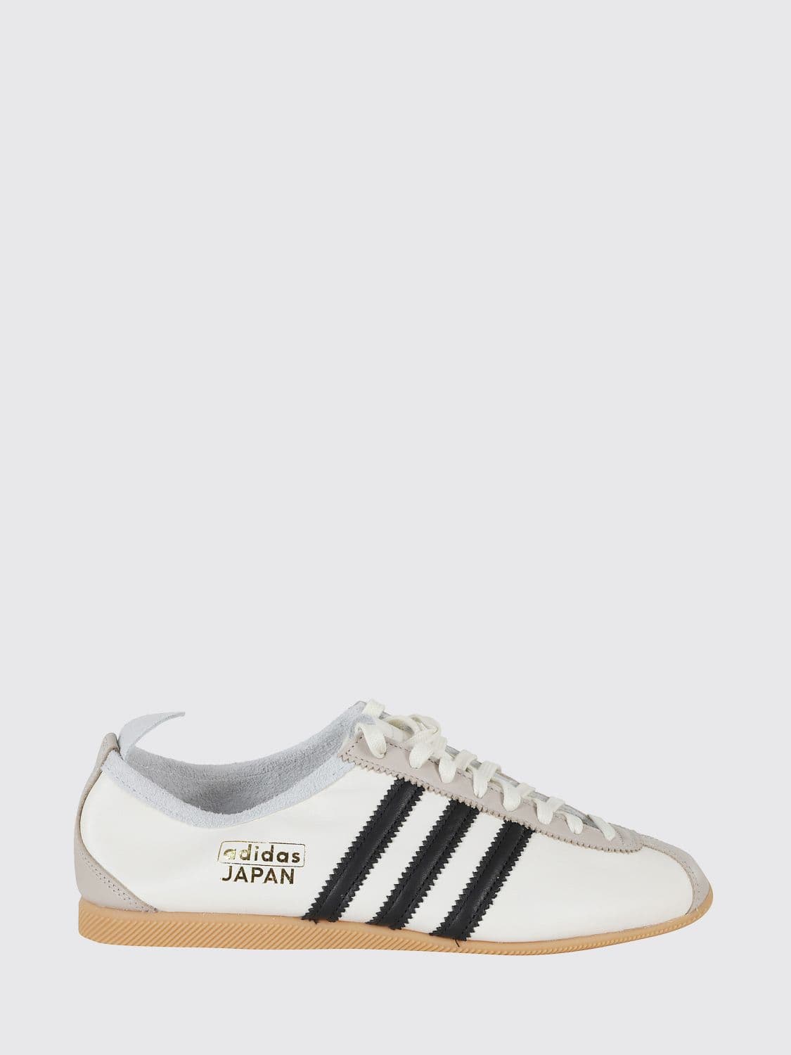 Adidas Originals Japan Smooth and Suede Leather Sneakers with Pull Tab