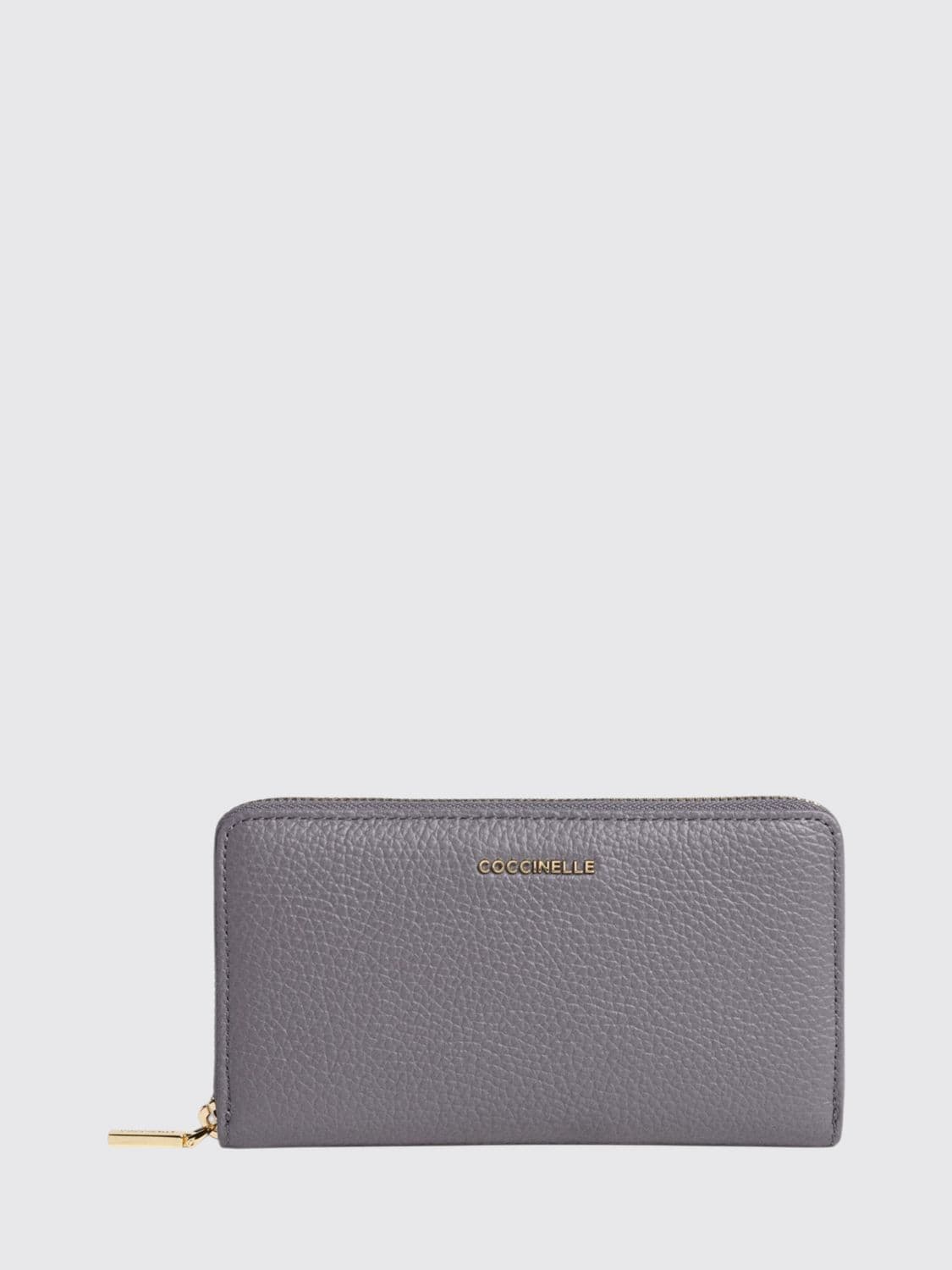 Coccinelle Metallic Soft Grained Leather Continental Wallet · OS