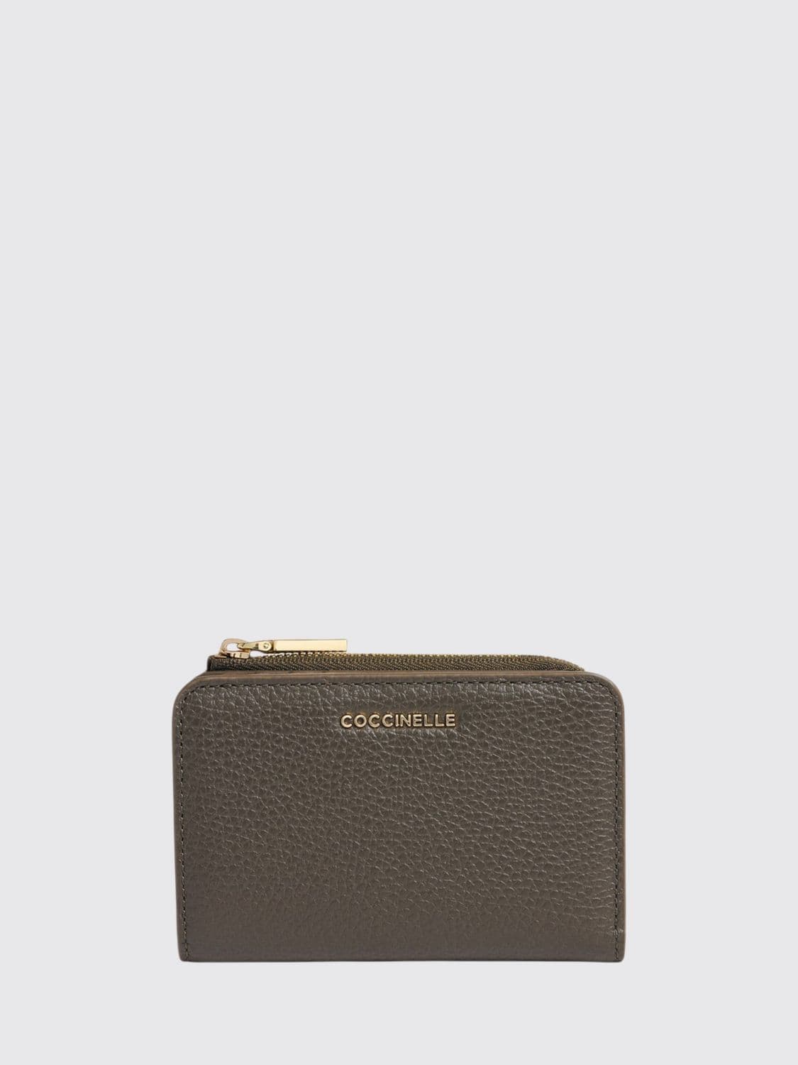 Coccinelle Metallic Soft Bifold Grained Leather Wallet