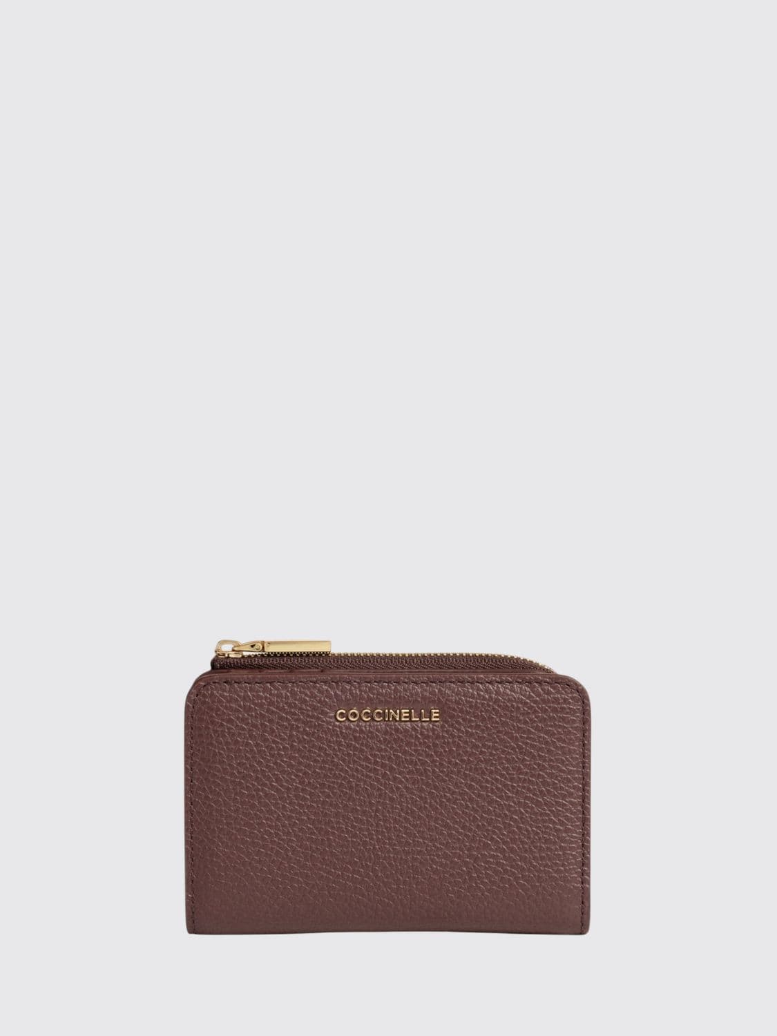 Coccinelle Metallic Soft Bifold Grained Leather Wallet · OS