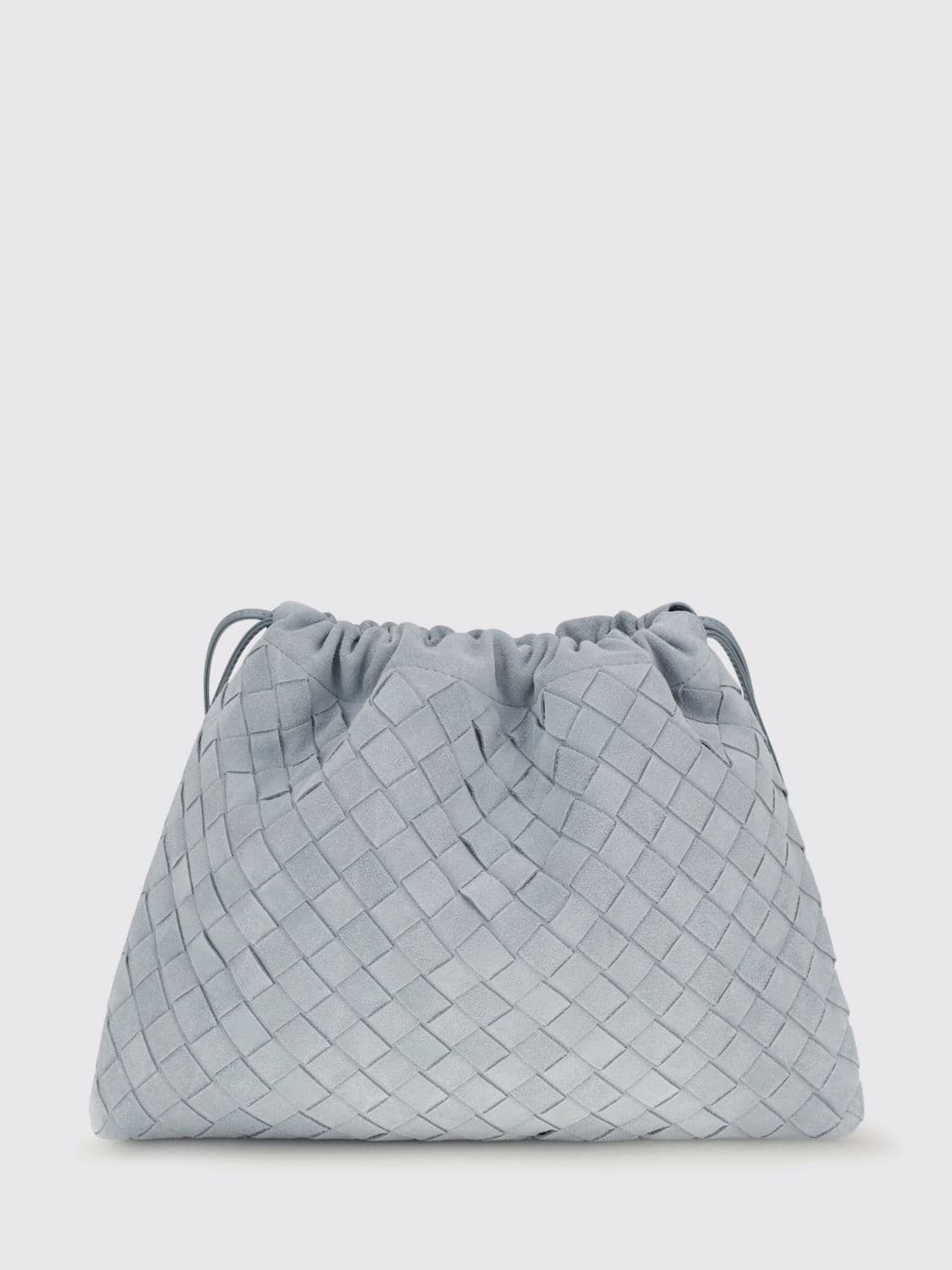 Bottega Veneta Dustbag Woven Calfskin Clutch with Drawstring Closure · OS