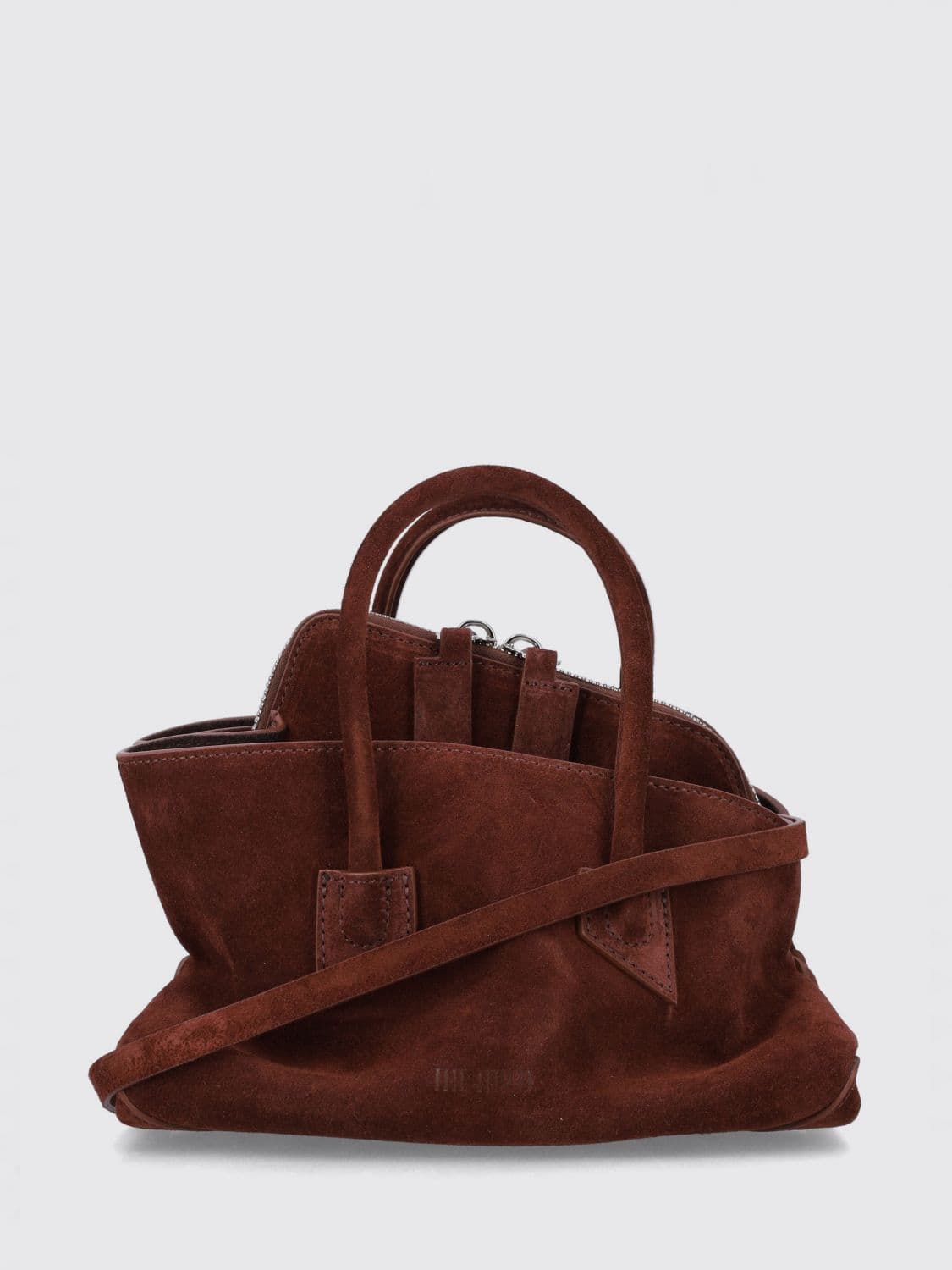 The Attico La Passeggiata Suede Mini Handbag