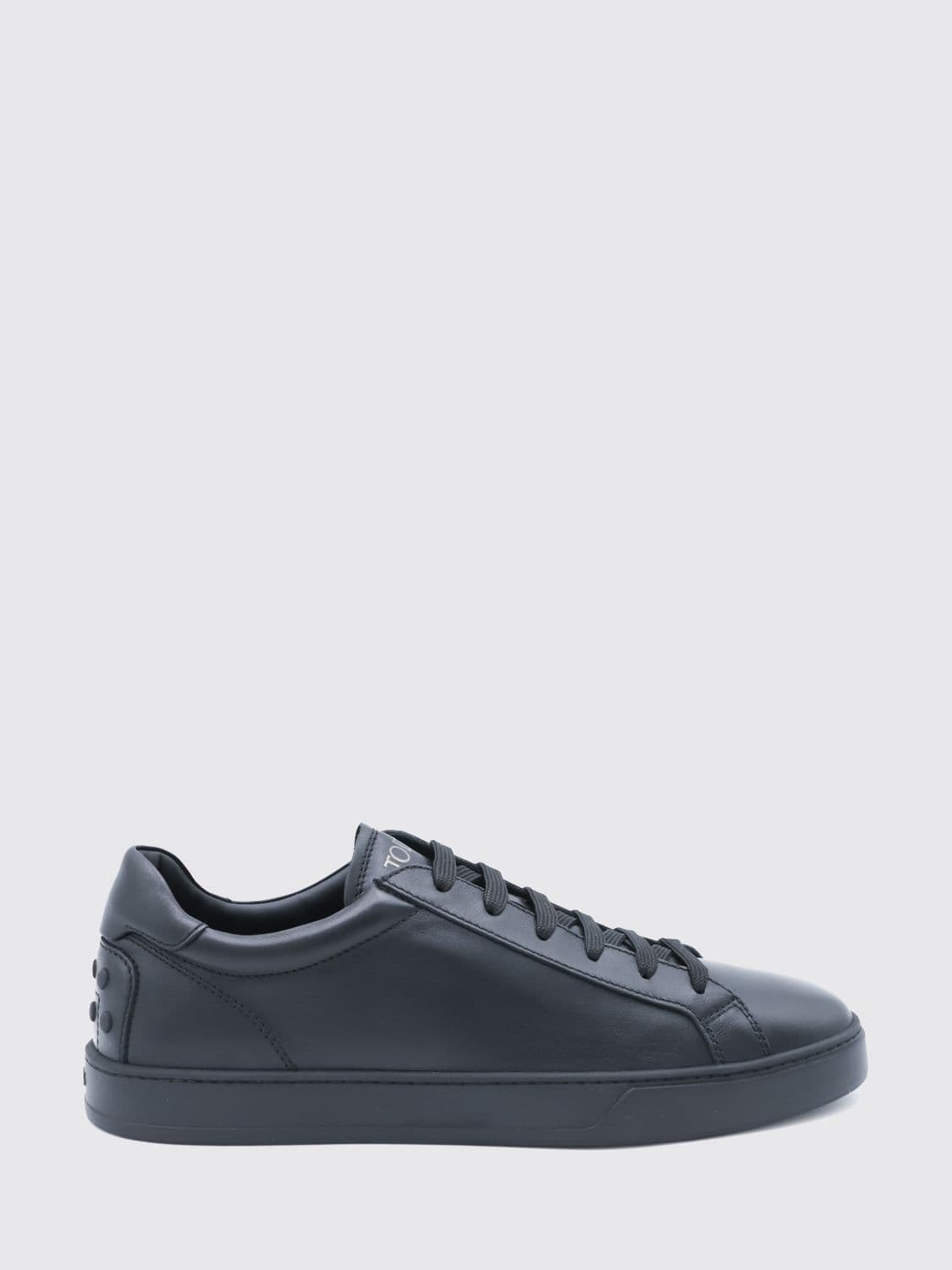 Tod's Smooth Calfskin Low-Top Sneakers with Heel Gommini