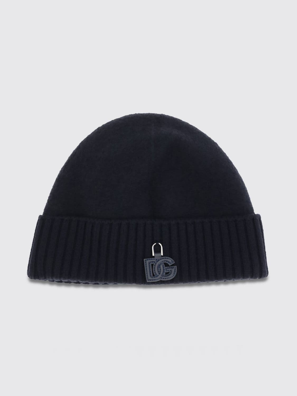 Dolce & Gabbana All-Over DG Monogram Wool Beanie with Ribbed Cuff · OS