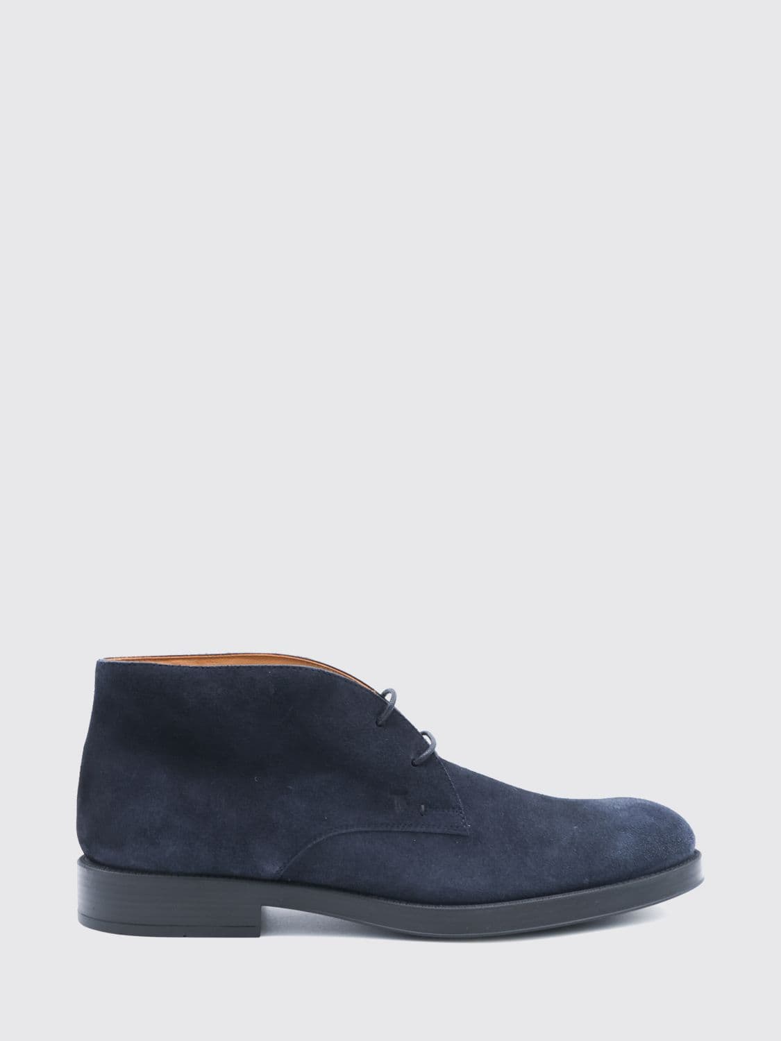 Tod's Suede Chukka Boots with Embossed T Timeless Logo