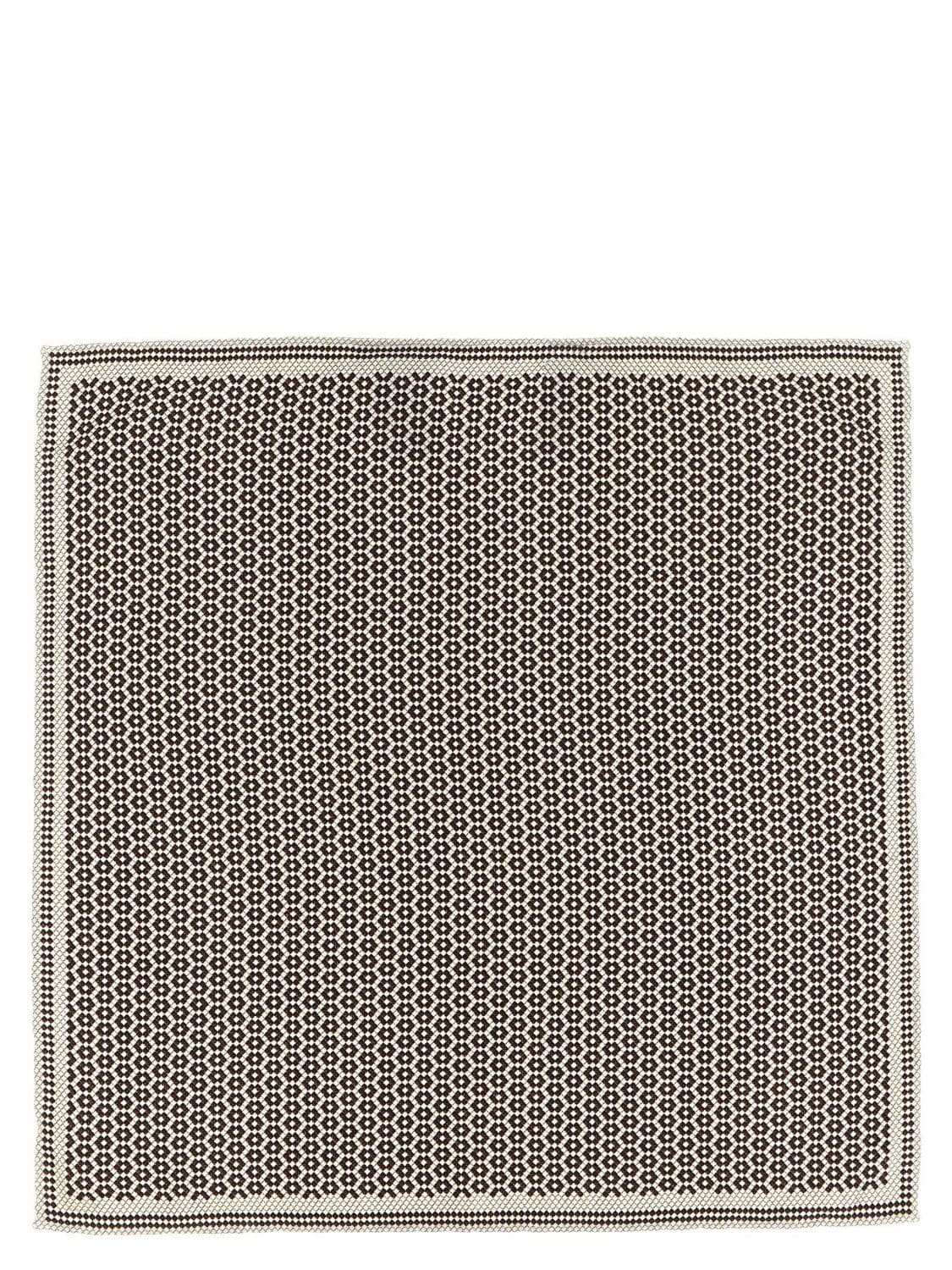 Brunello Cucinelli Abstract Print Pure Silk Pocket Square