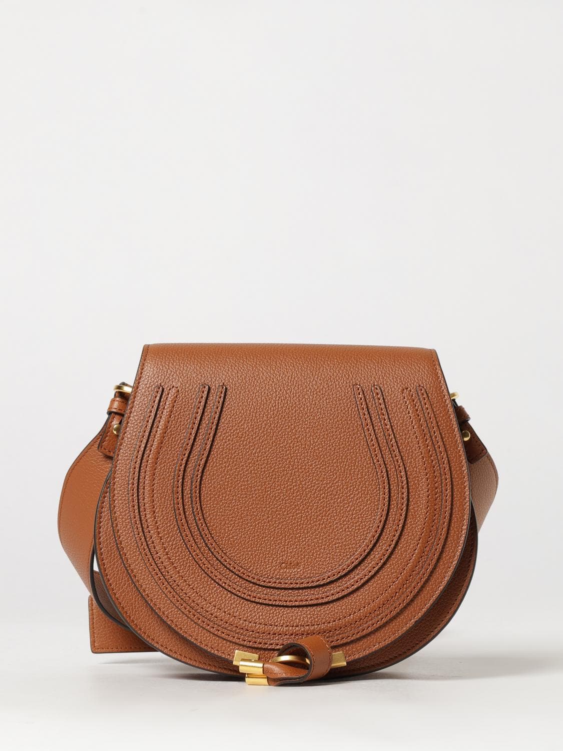 Chloé Marcie Grained Calfskin Mini Crossbody Bag