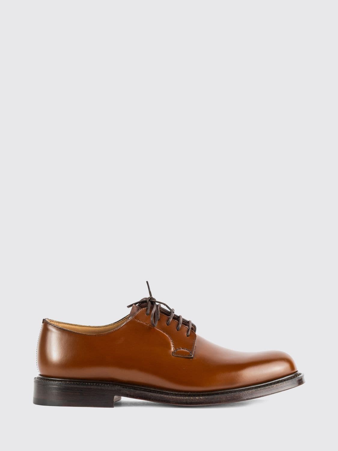 Church's Shannon Smooth Calfskin Round-Toe Derby Lace-Up Shoes