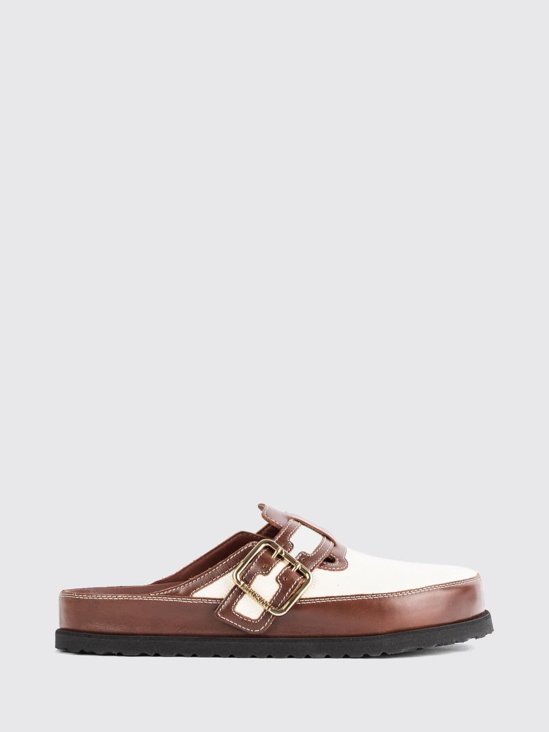 Birkenstock 1774 Boston Mules in Leather with Adjustable Strap