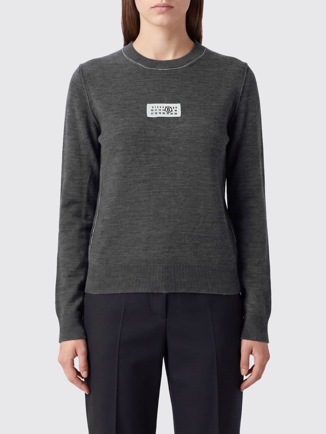 Mm6 Maison Margiela Sweater Woman color Blue