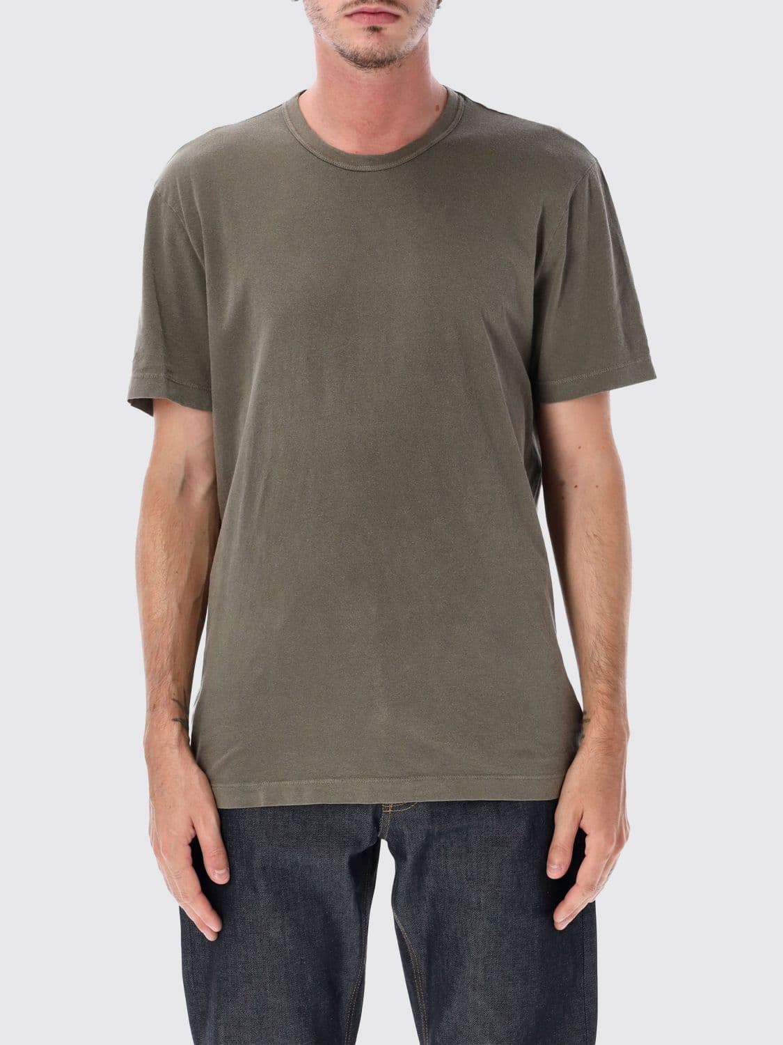 James Perse Short-Sleeved Cotton T-Shirt with Crew Neck · 4