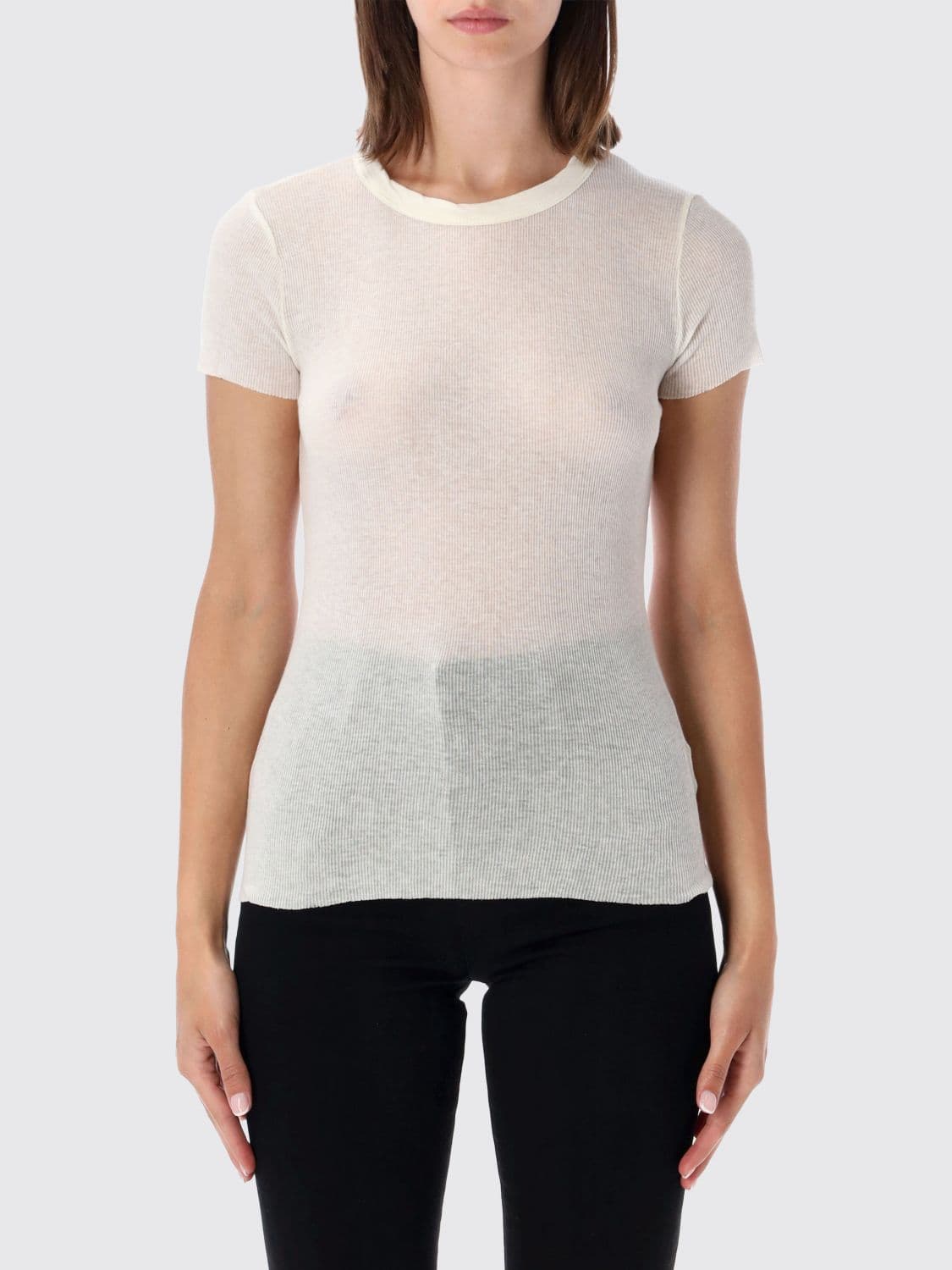 James Perse Slim Fit Cotton and Cashmere-Blend Crewneck T-Shirt