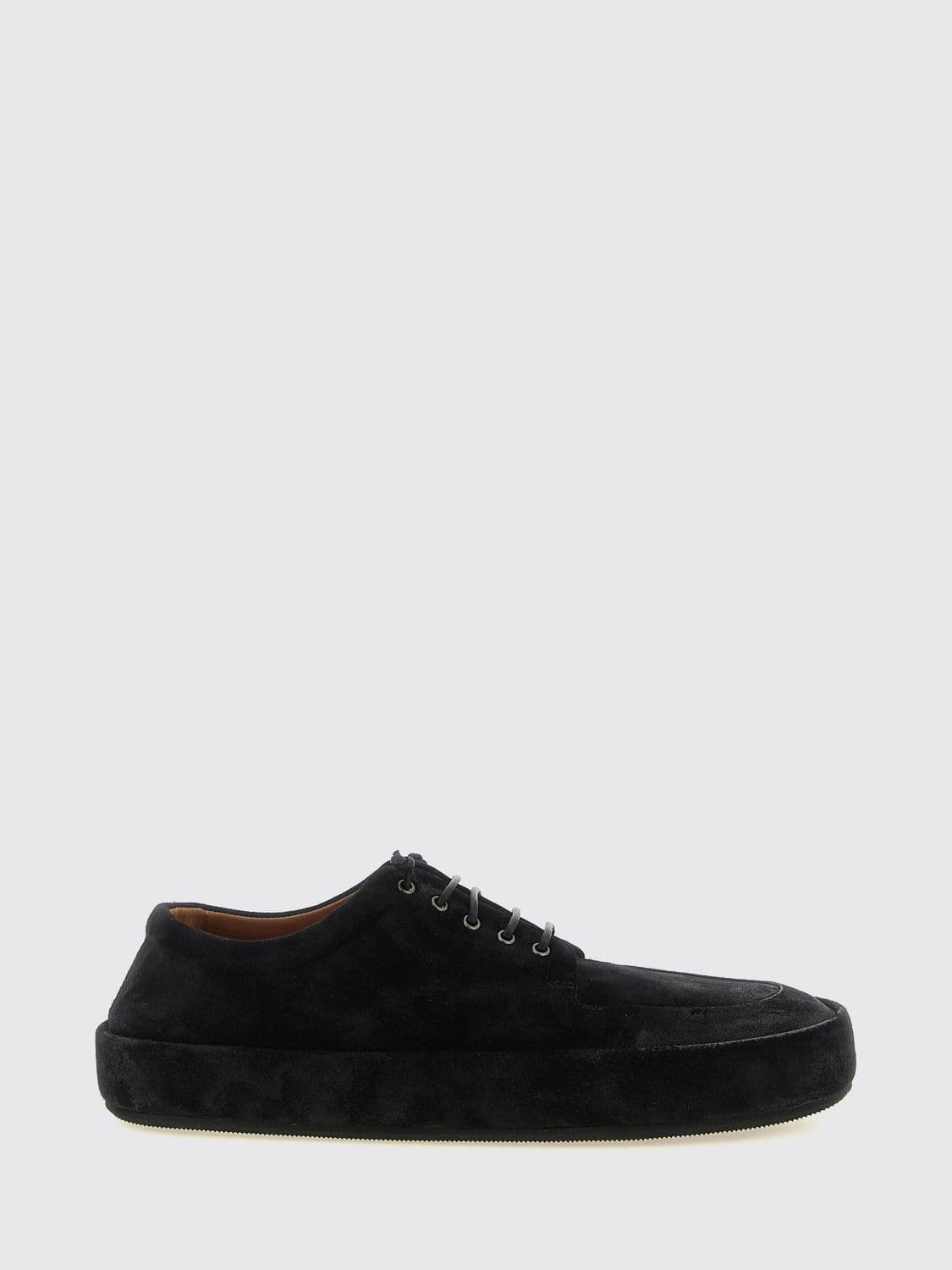 Marsèll Cassapelle Suede Calfskin Derby Shoes with Rubber Sole