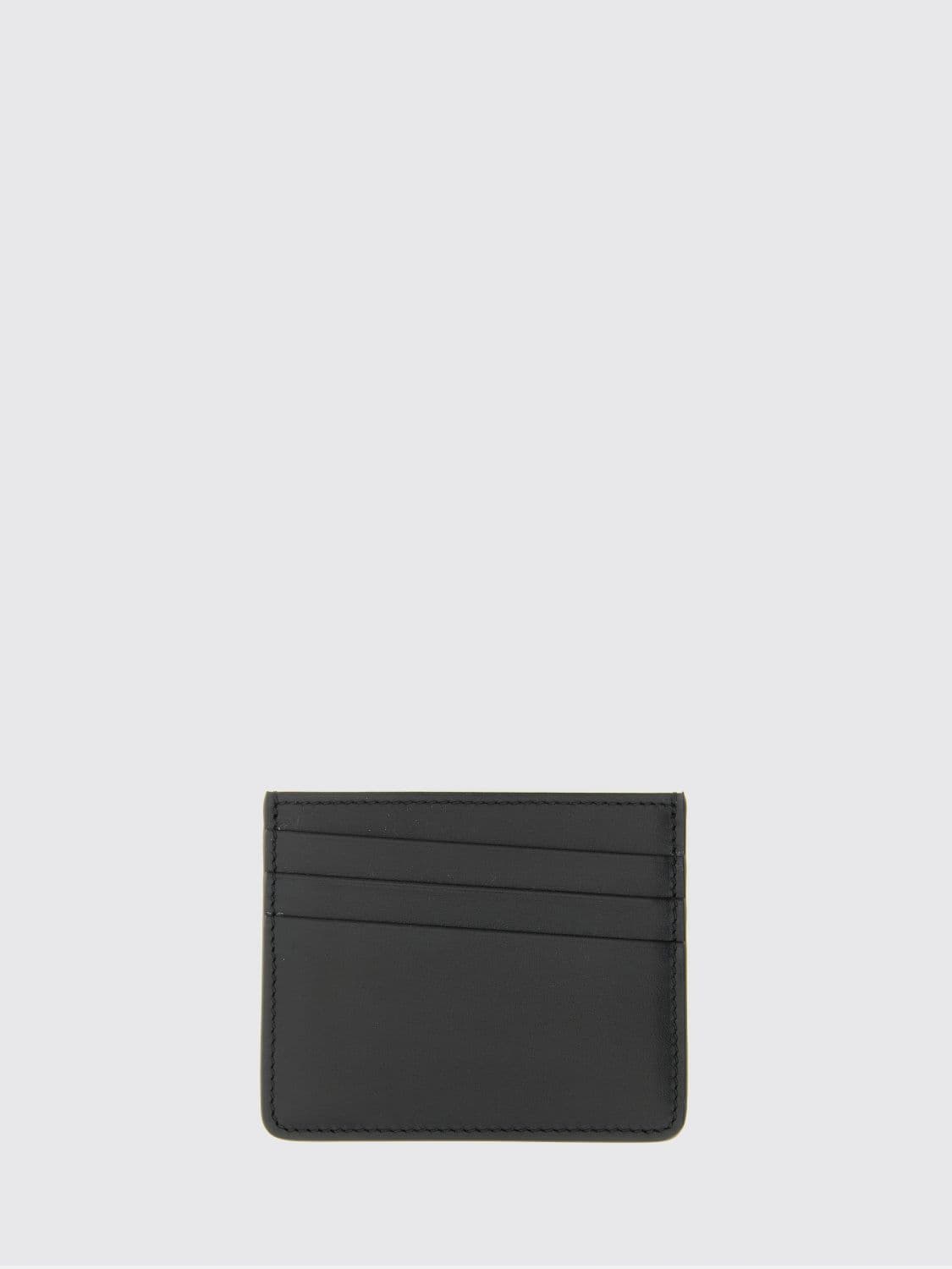 Maison Margiela Calfskin Card Holder with the Iconic Four Stitches Logo · OS