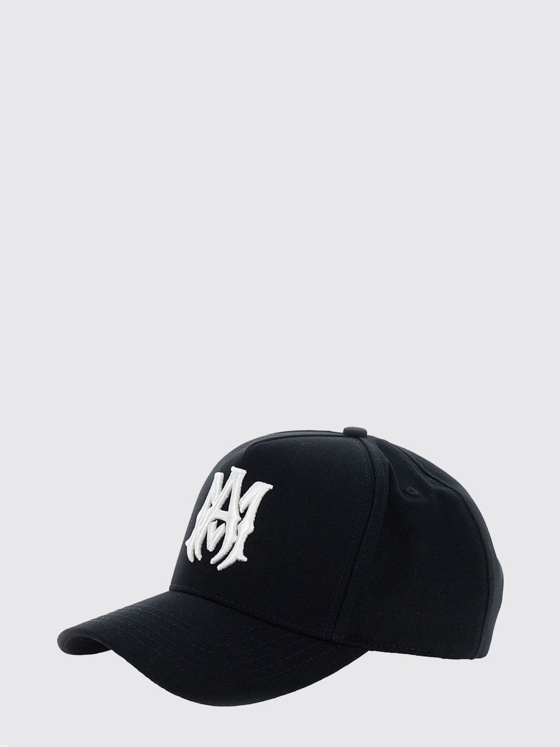 Amiri Cotton Baseball Cap with Embroidered Monogram and Adjustable Strap · OS
