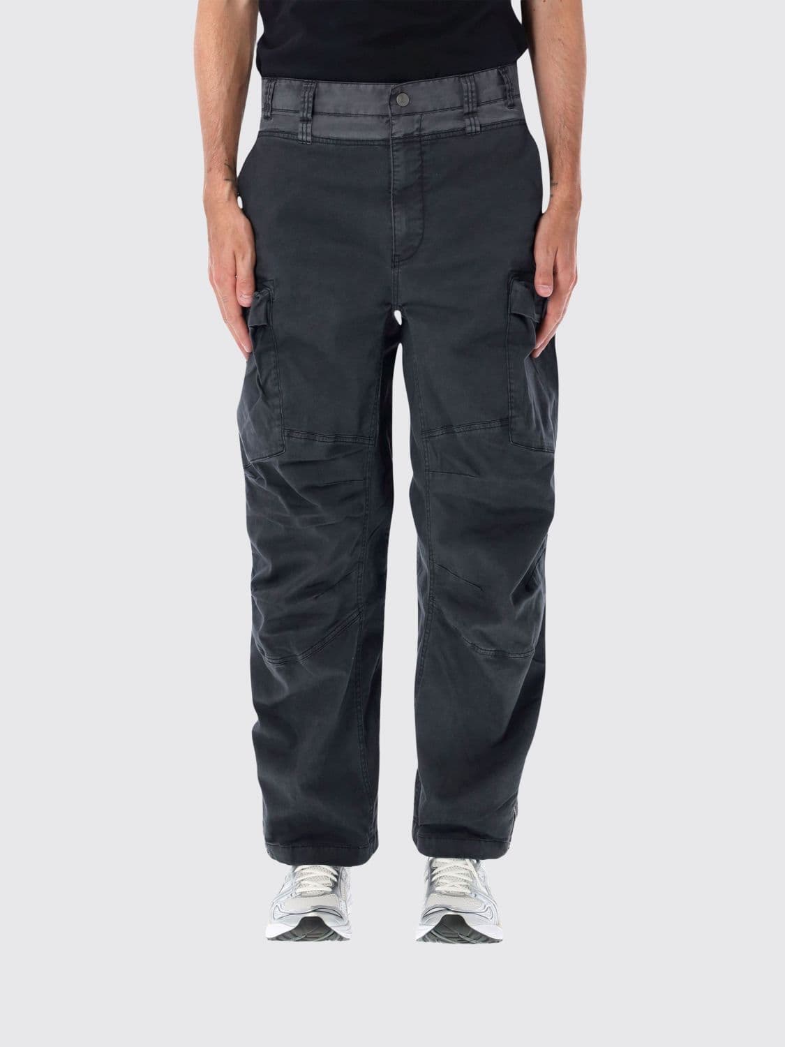 Diesel P-Dells Stretch-Cotton Cargo Trousers with Pockets