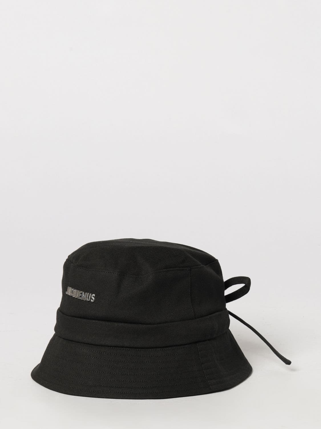 Jacquemus Le Bob Gadjo Cotton Bucket Hat with Metal Logo
