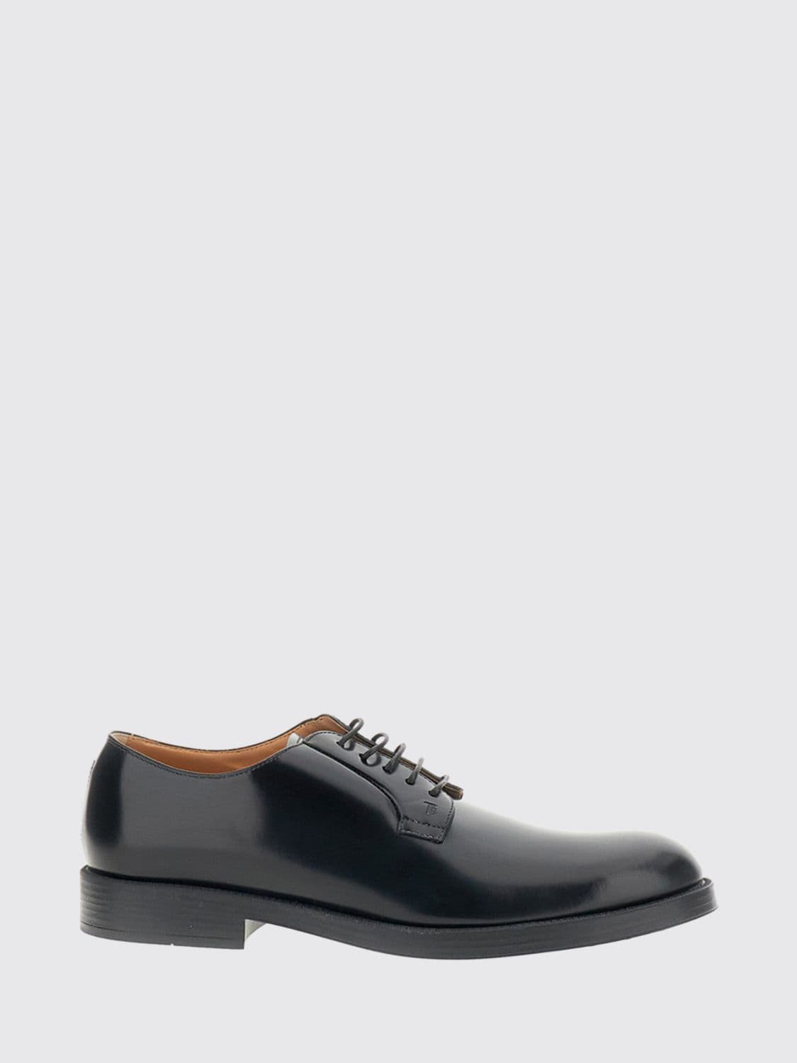 Tod's T Timeless Smooth Calf Leather Derby Shoes with Round Toe