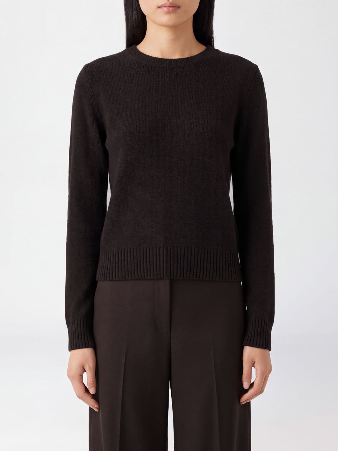 Lisa Yang Long-Sleeved Pure Cashmere Crewneck Jumper