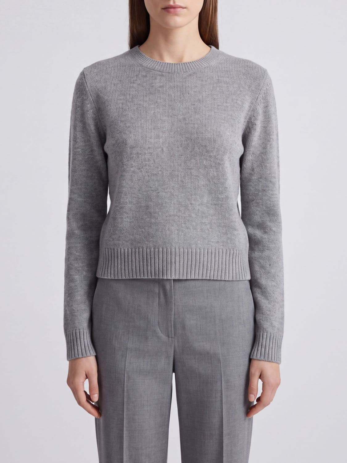 Lisa Yang Long-Sleeved Pure Cashmere Crewneck Jumper