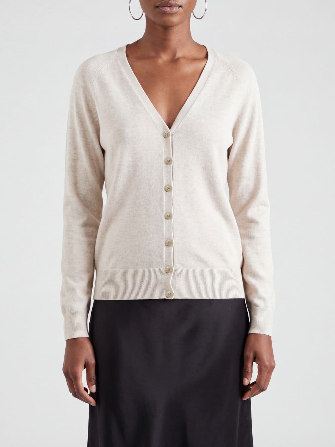 Lisa Yang Relaxed Fit Pure Cashmere V-Neck Cardigan