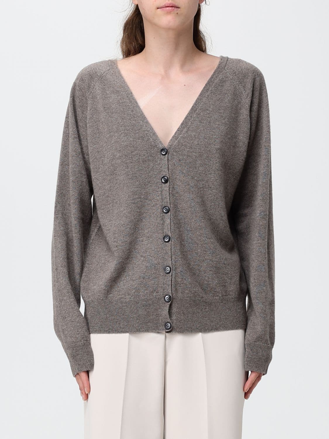 Lisa Yang Relaxed Fit Pure Cashmere V-Neck Cardigan