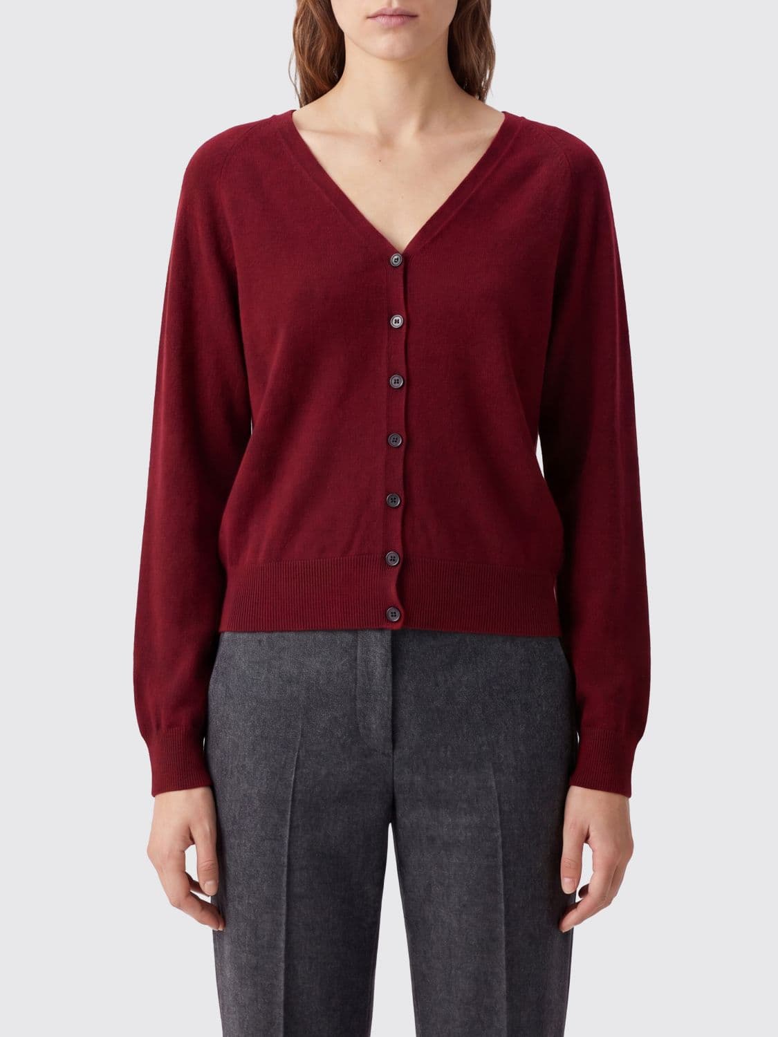 Lisa Yang Relaxed Fit Pure Cashmere V-Neck Cardigan · 1