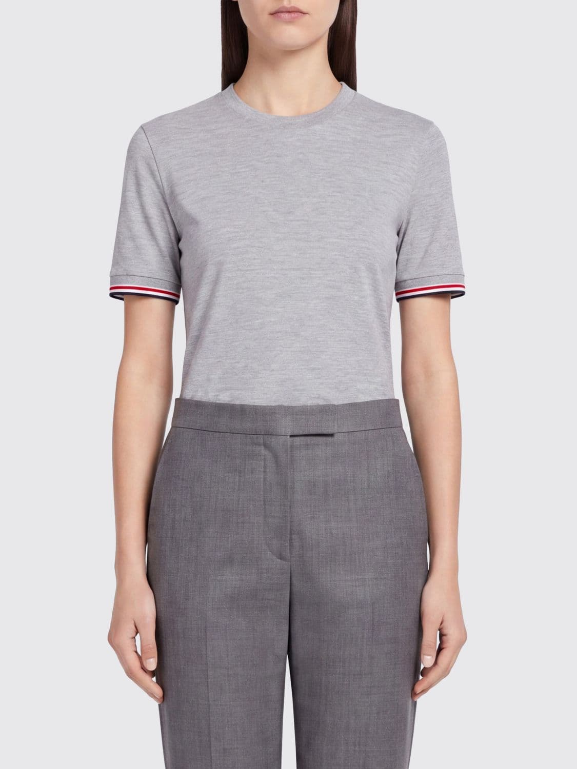 Thom Browne 4-Bar Merino Wool T-Shirt