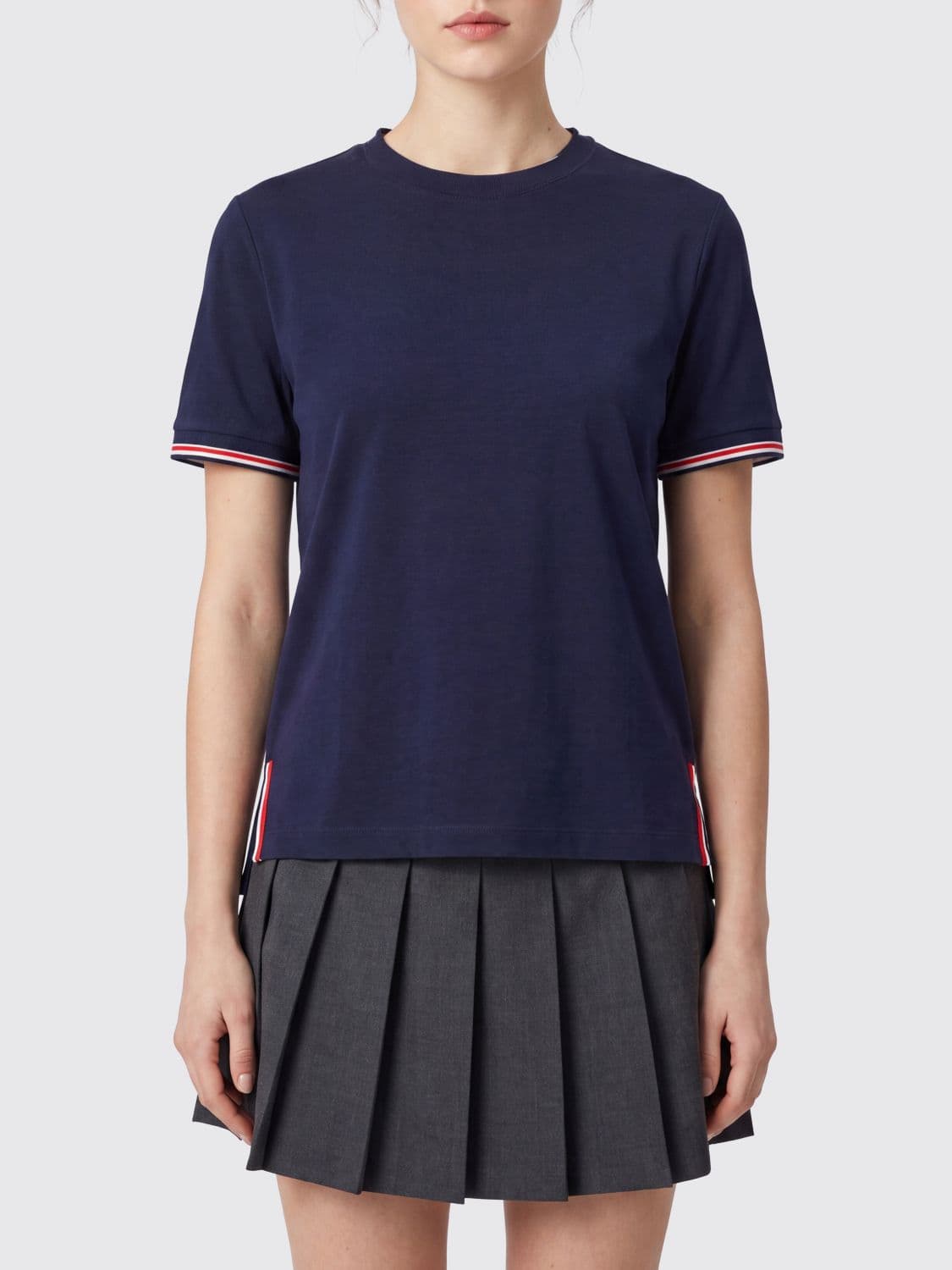 Thom Browne 4-Bar Merino Wool T-Shirt
