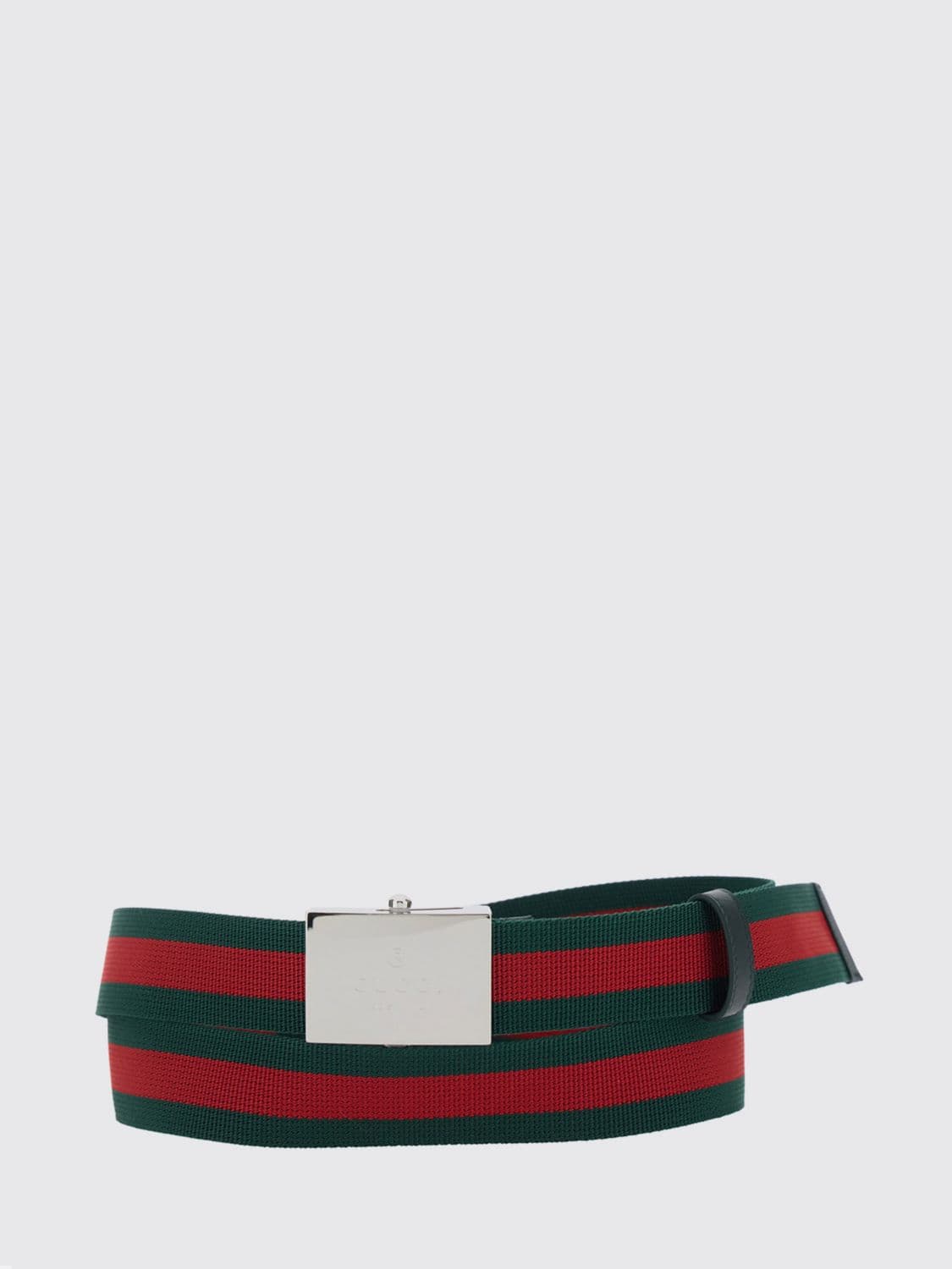 Gucci Web Stripe Polyester Belt