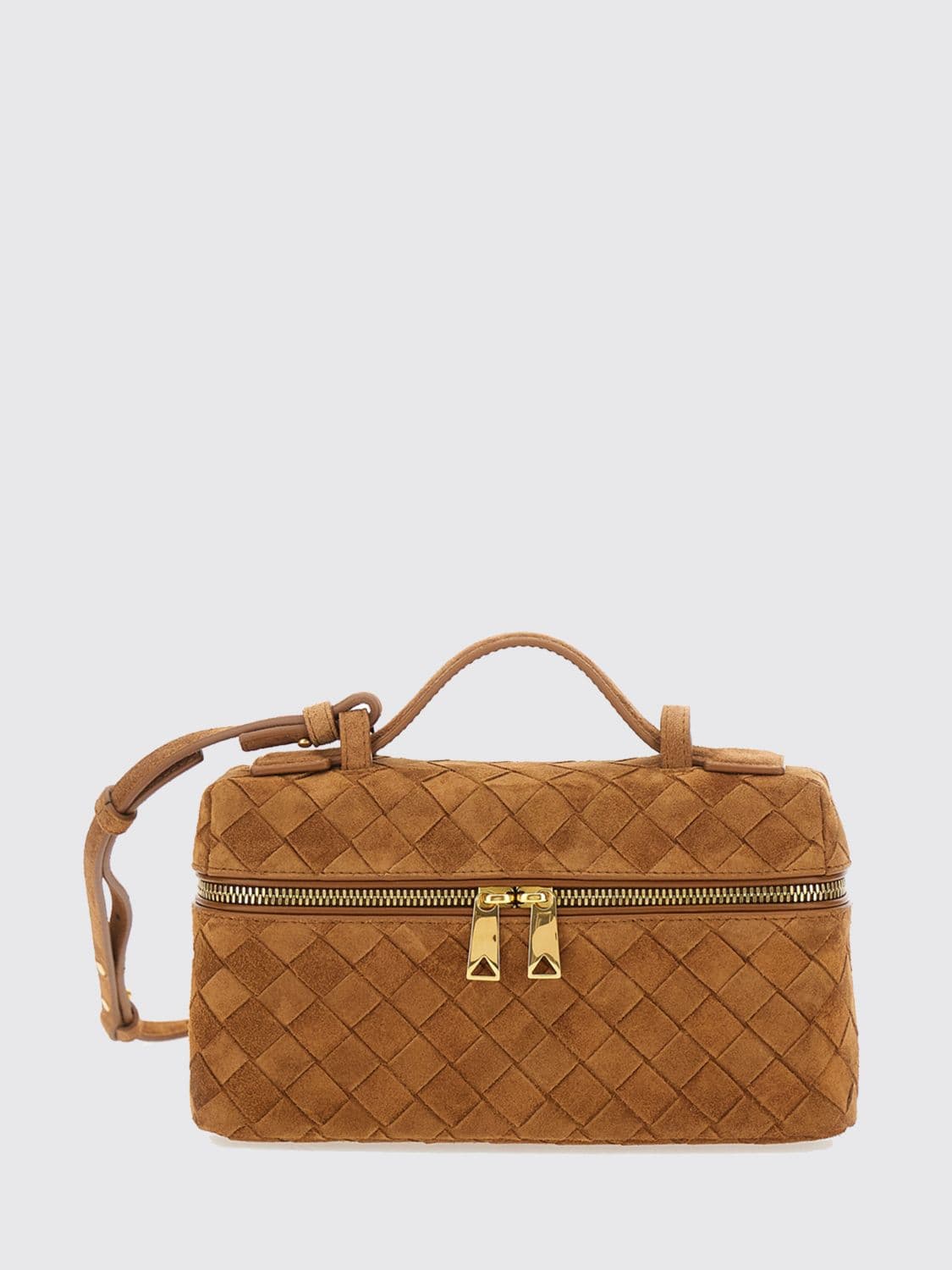 Bottega Veneta Bang Bang Intrecciato Suede Leather Mini Bag