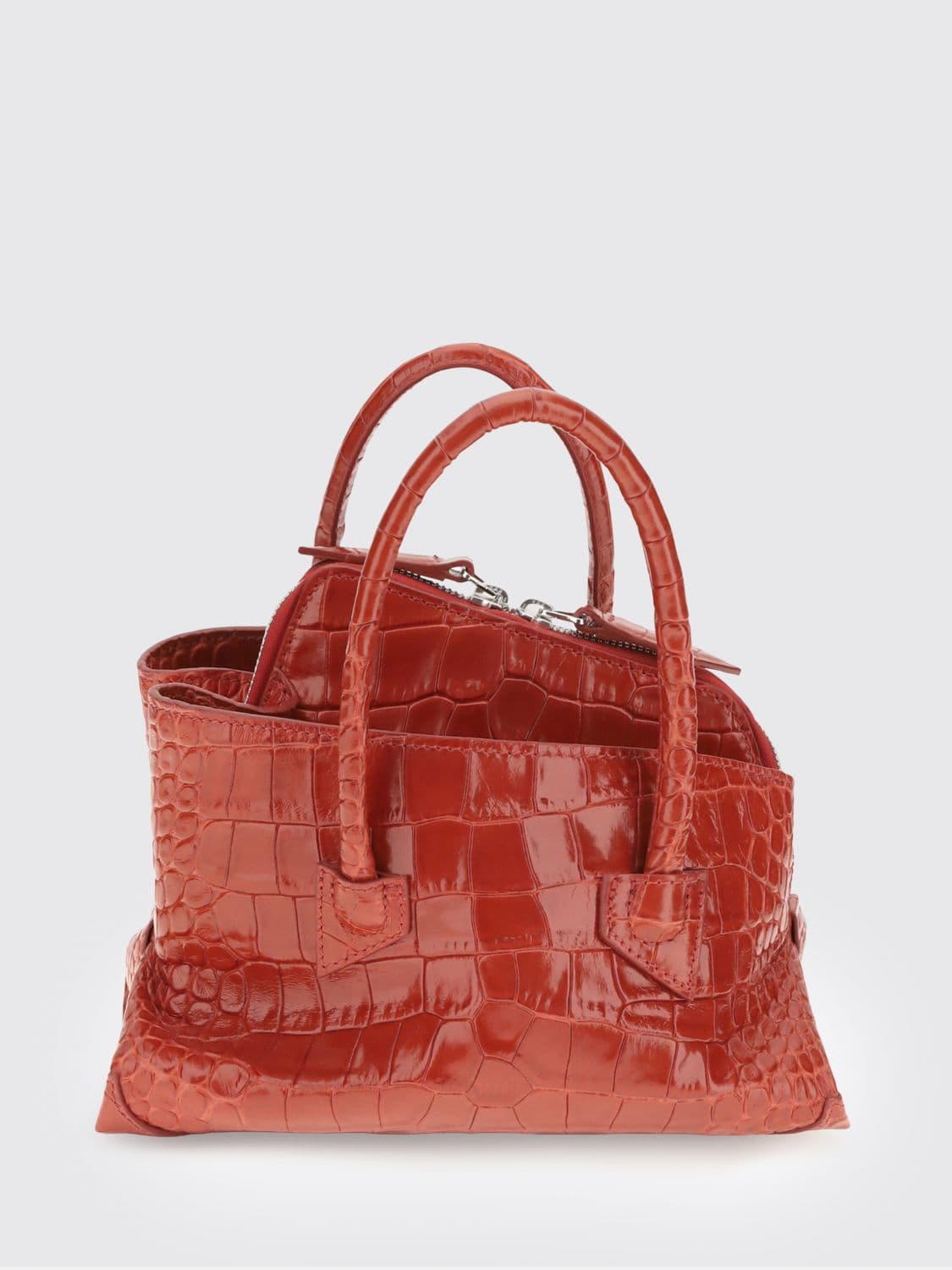 The Attico La Passeggiata Croc-Effect Calfskin Mini Handbag · OS