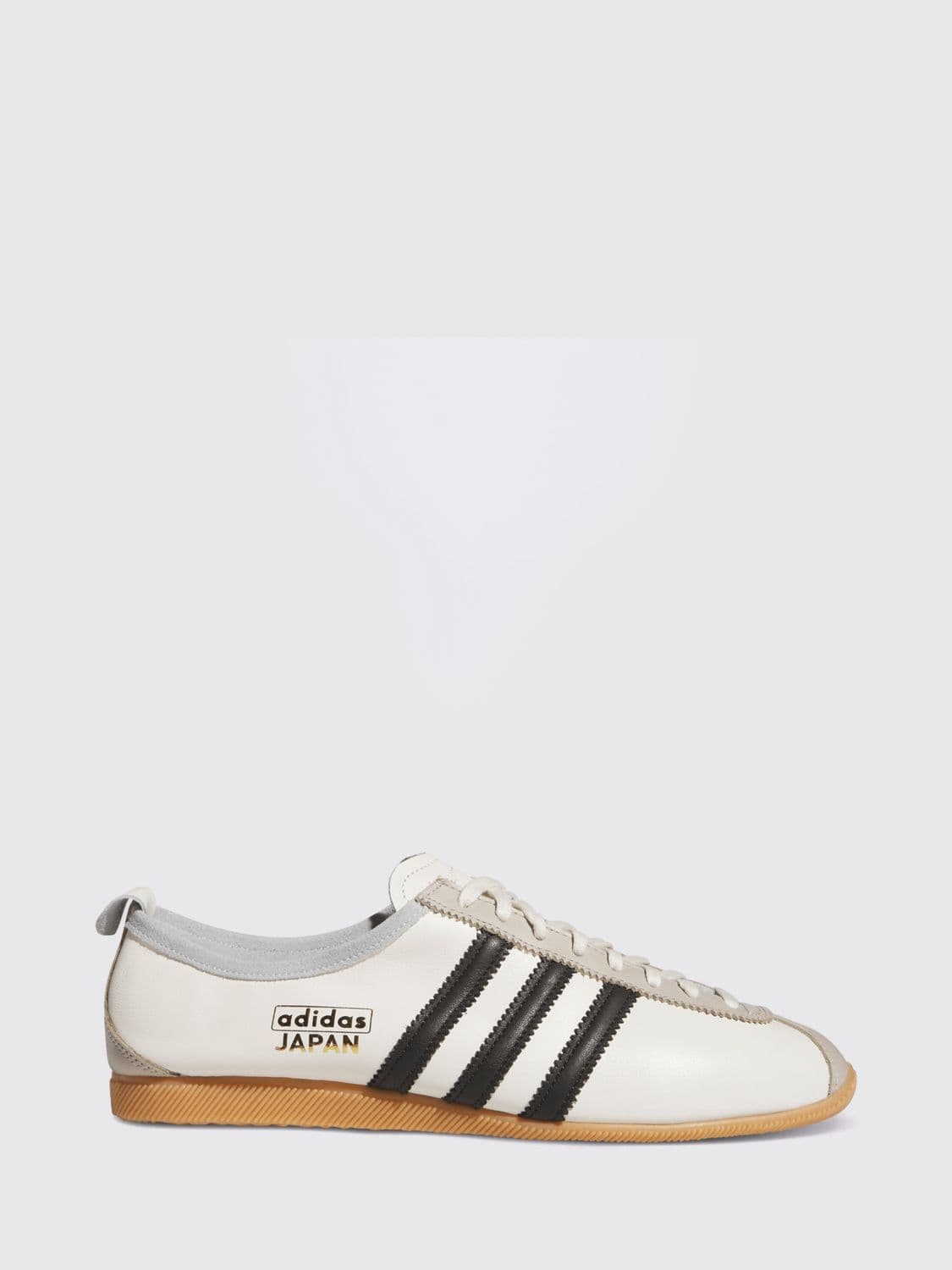 Adidas Originals Japan Smooth Leather Sneakers with 3-Stripes Logo