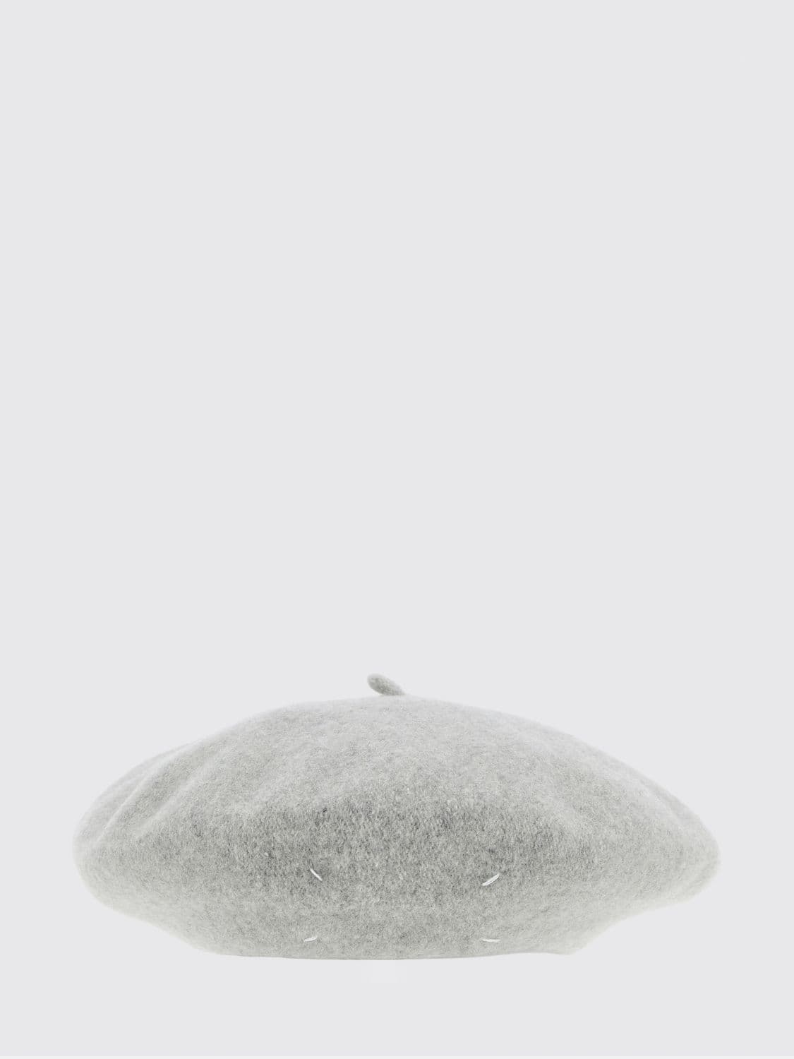 Maison Margiela Wool Beret with Iconic Four Stitches · M