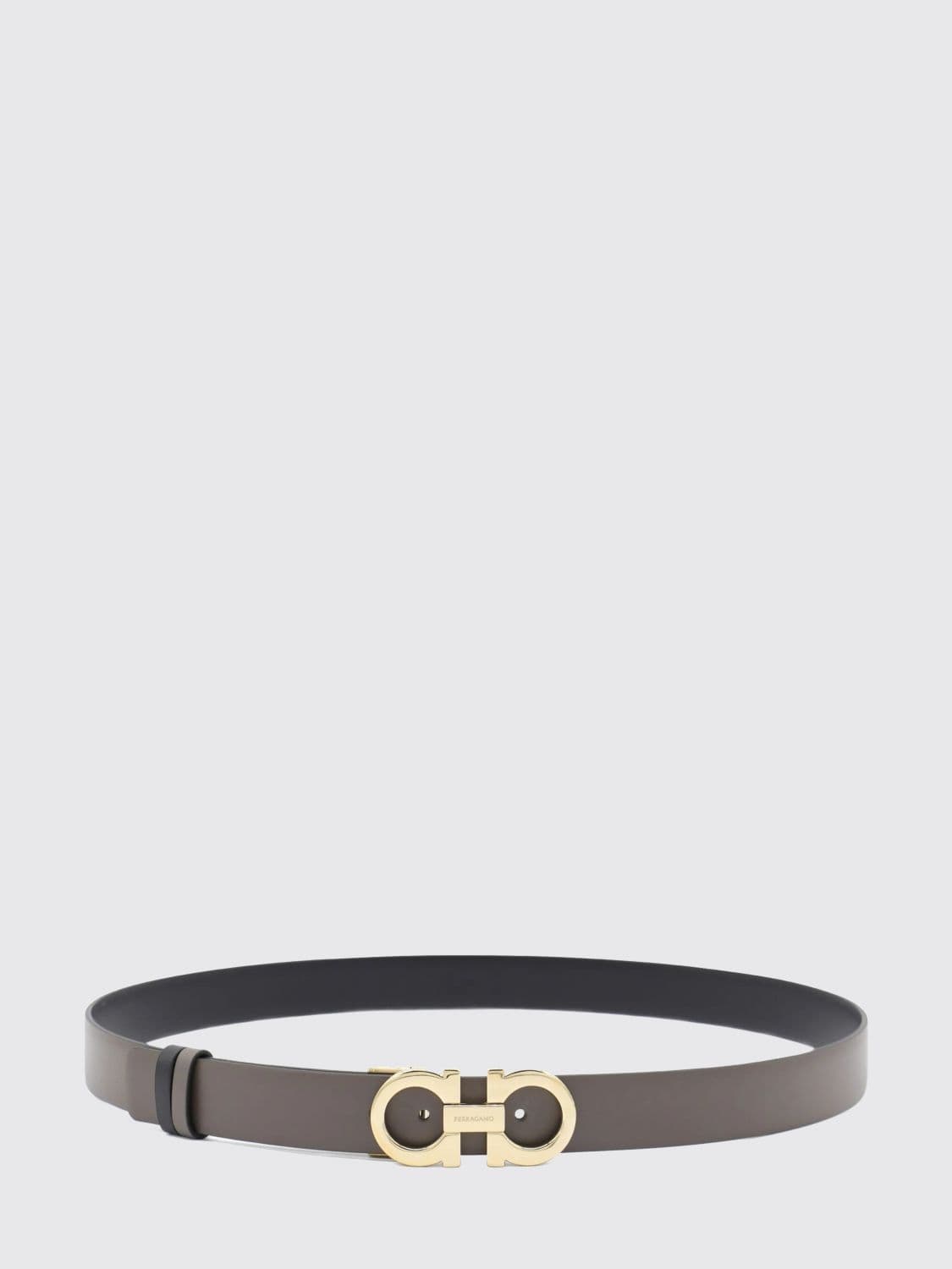 Ferragamo 2.5 cm Reversible Leather Belt with Gancini Buckle
