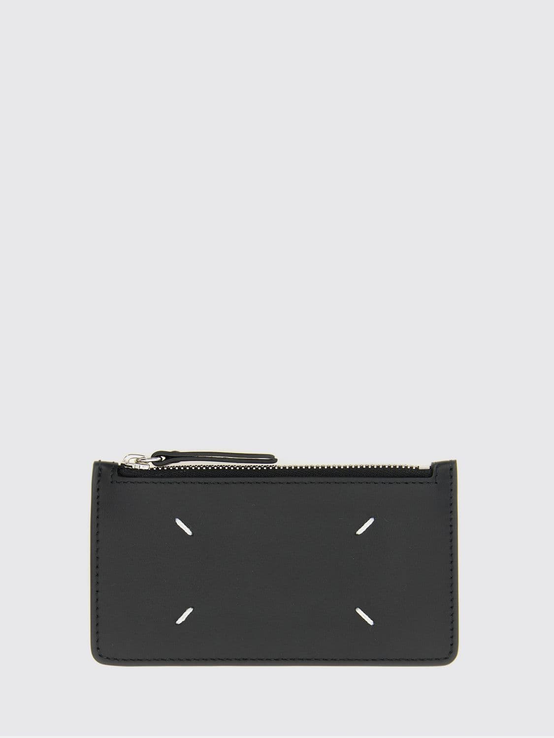 Maison Margiela Four Stitches Leather Flat Card Holder · OS