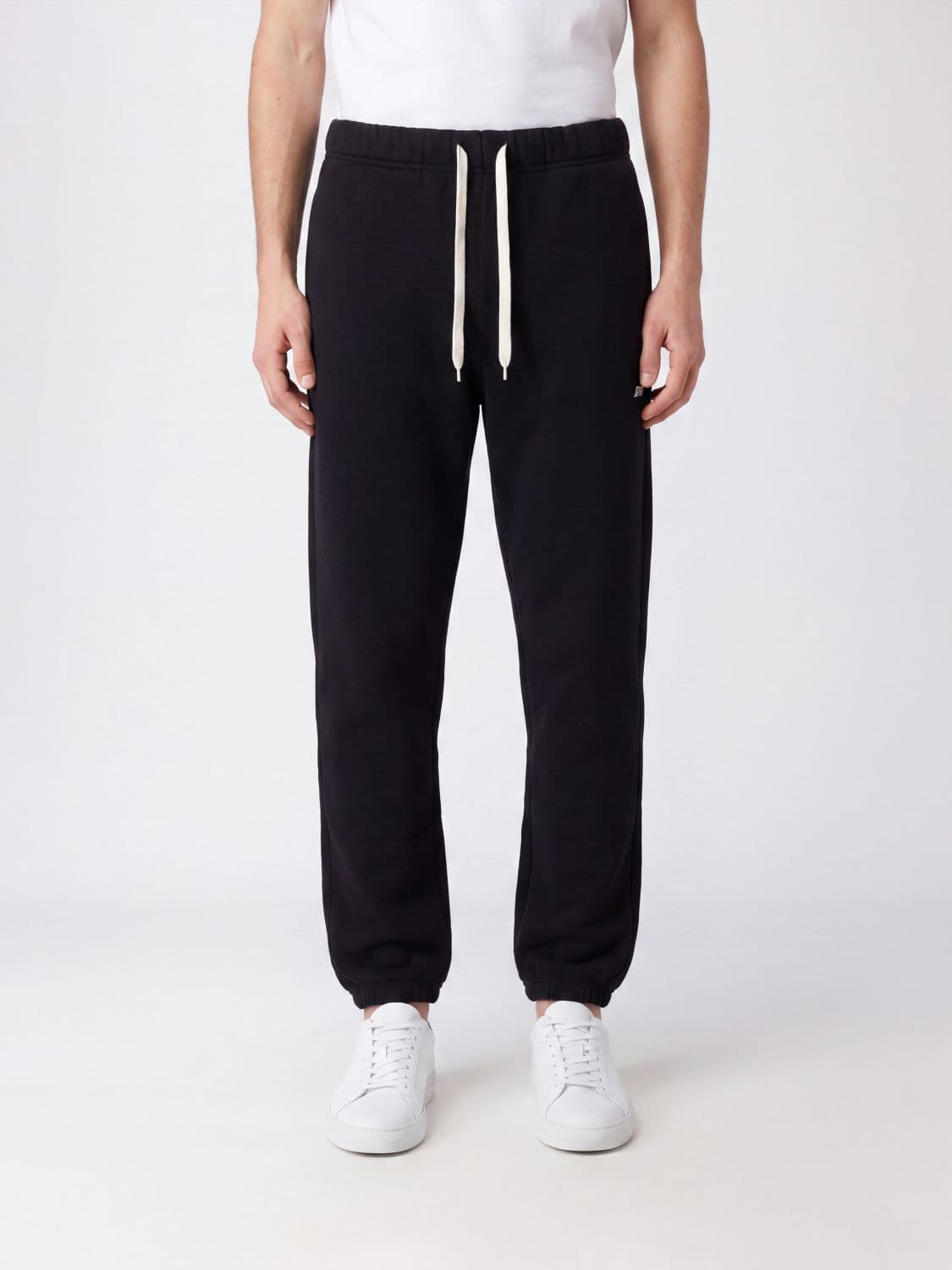 Autry Cotton Jogging Trousers with Elasticated Waist and Embroidered Logo