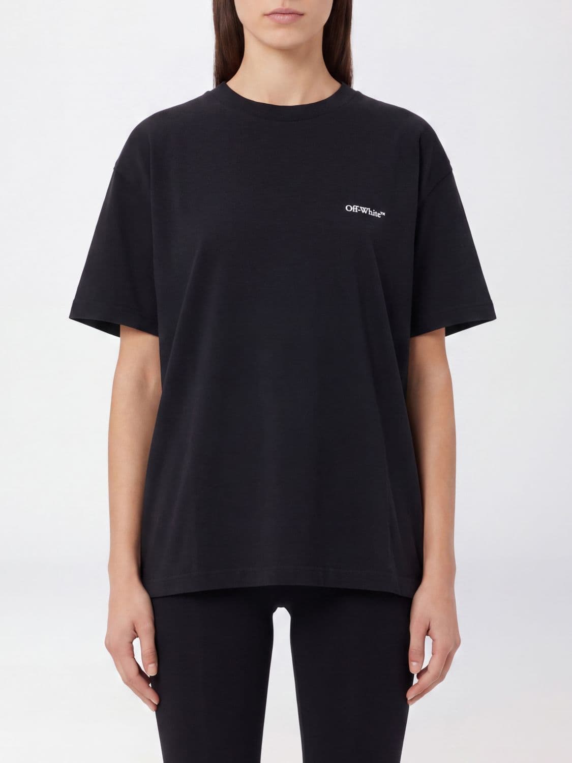 Off-White Arrow Logo Print Cotton T-Shirt