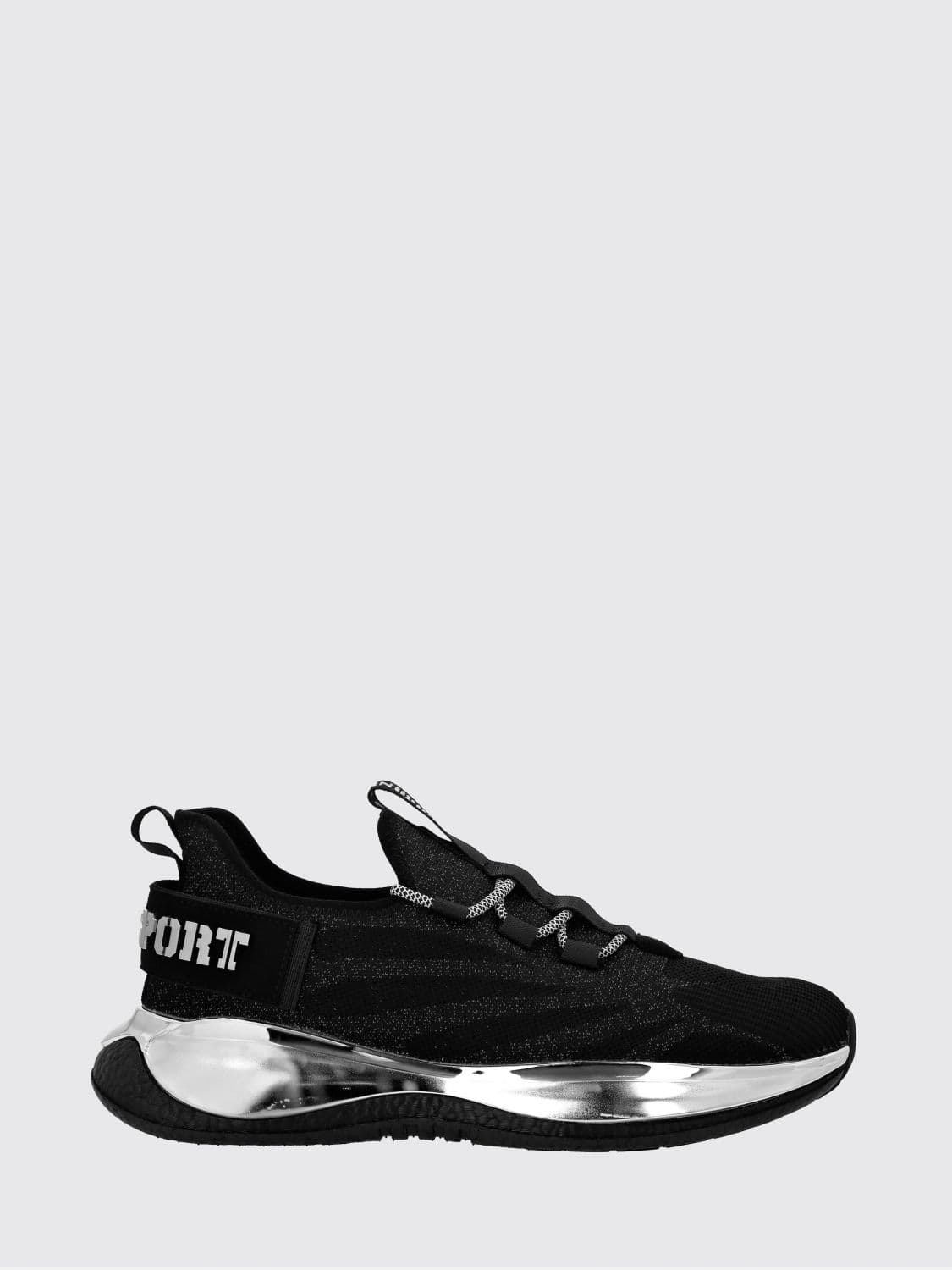 Plein Sport The Iron Tiger Gen. X.02 Knit Sneakers with a Chunky Sole
