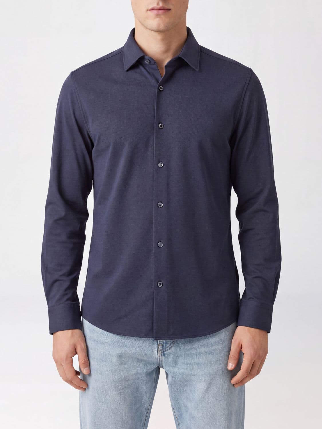 Rrd Slim Fit Technical Polyamide Long-Sleeved Shirt