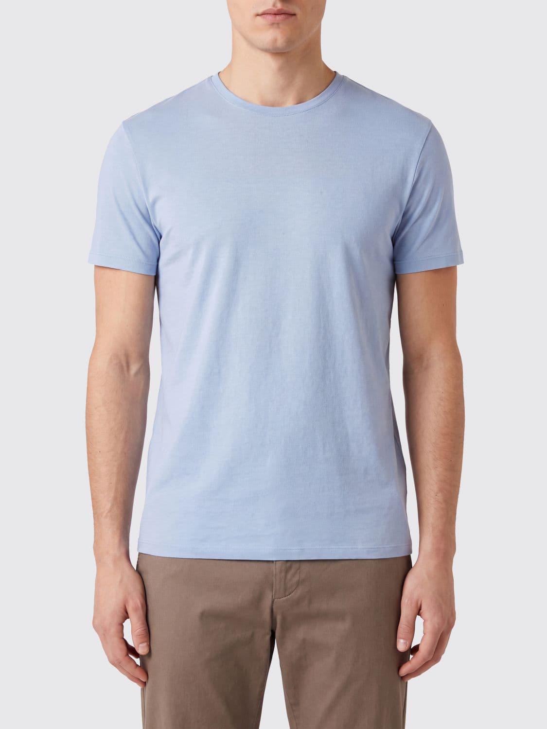 Rrd Crewneck T-Shirt in Stretch Cotton Blend with Applied Logo · 54